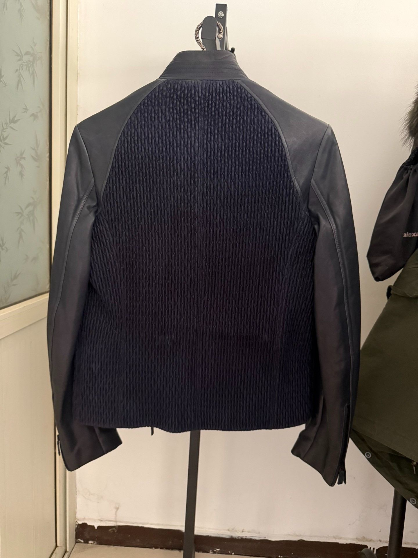 Giorgio Armani Giorgio Armani Lambskin Mixed Media Jacket Size 46 Size US S / EU 44-46 / 1 - 3 Thumbnail