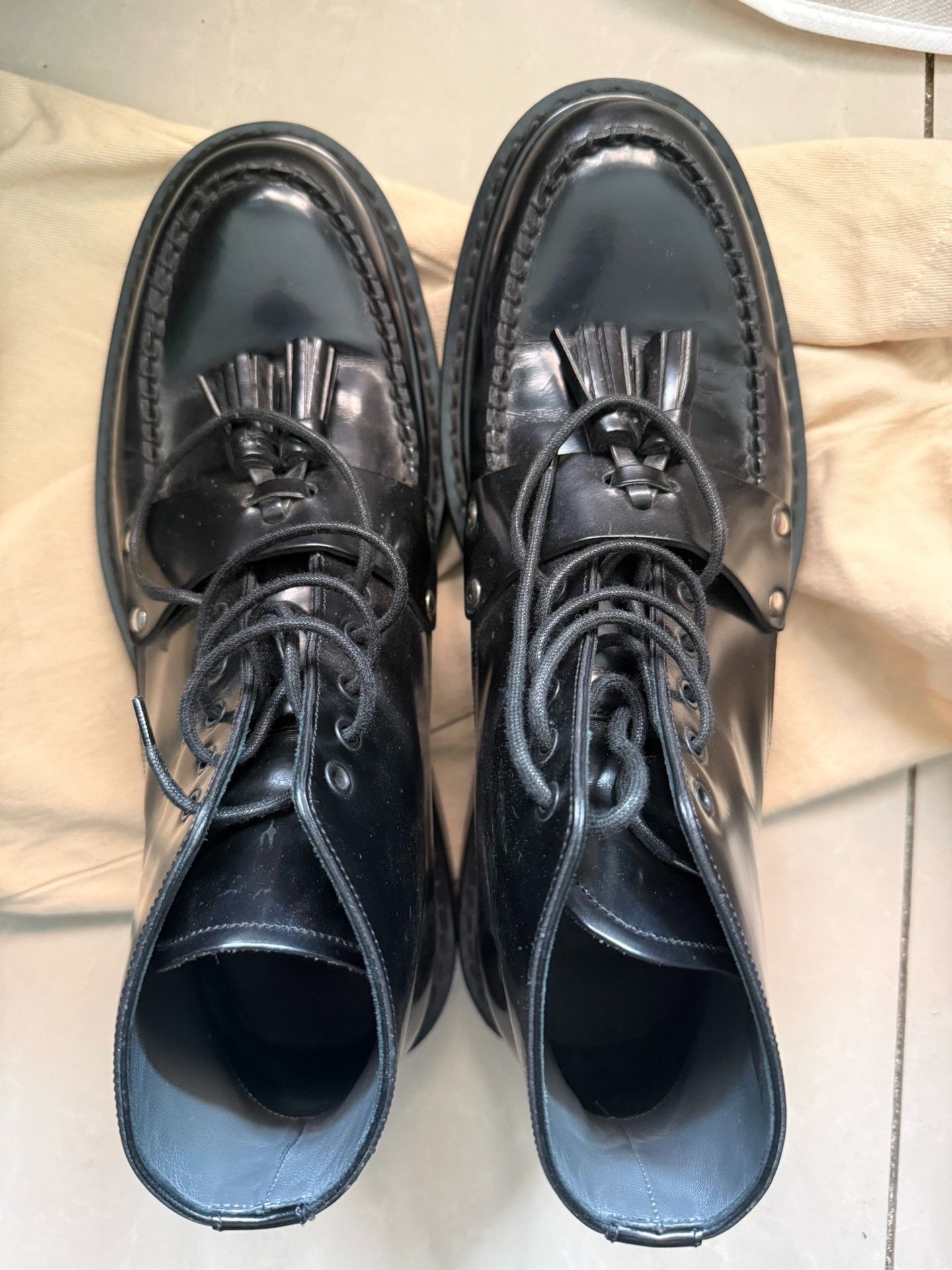Dior Dior Tassel Kiltie Leather Boots 41 Size US 8 / EU 41 - 2 Thumbnail