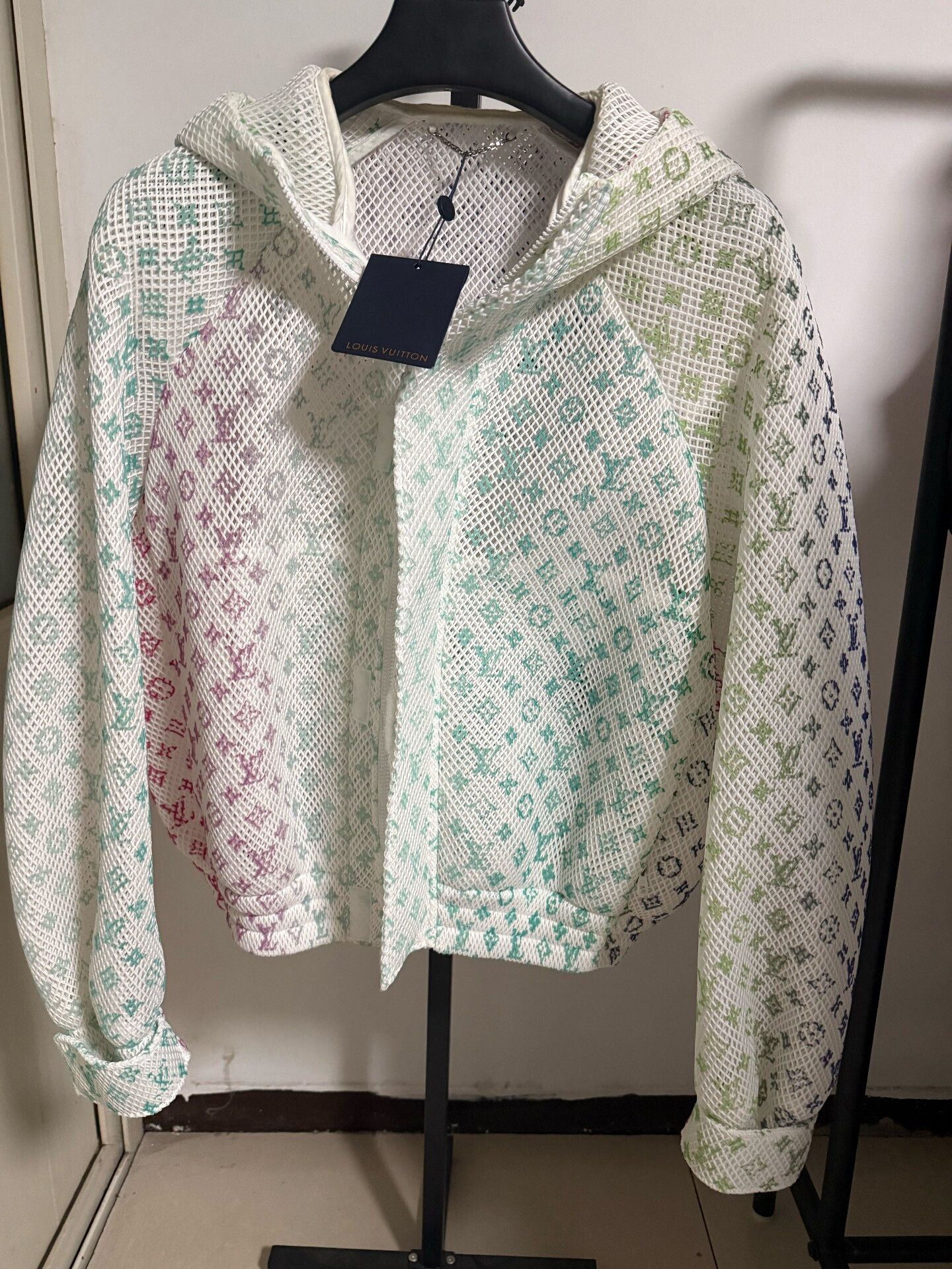 Louis Vuitton Louis Vuitton Amen Break Mesh Zip Hoodie 50 Size US M / EU 48-50 / 2 - 2 Thumbnail