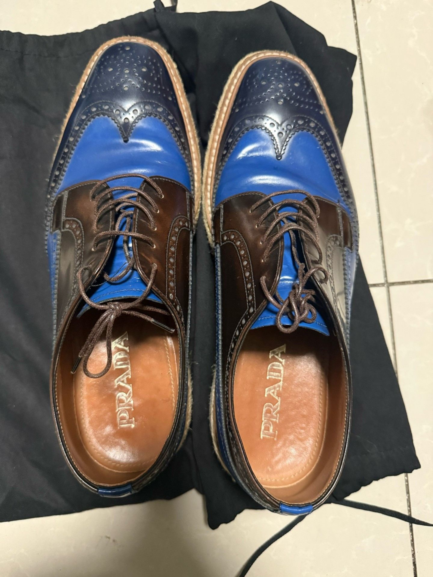 Prada Prada Multi-Color Platform Brogues Size 7.5 Size US 8.5 / EU 41-42 - 2 Thumbnail