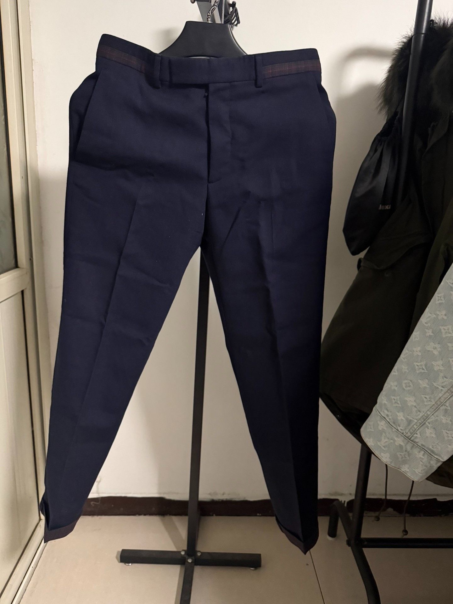 Dior Dior Wool Two-Piece Suit Navy Blue 36R Size 36R - 6 Thumbnail