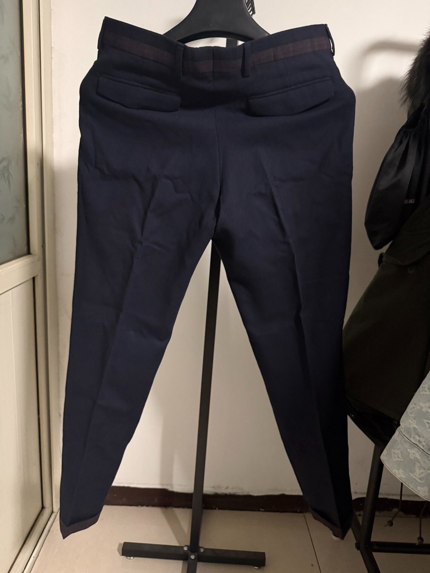 Dior Dior Wool Two-Piece Suit Navy Blue 36R Size 36R - 7 Thumbnail