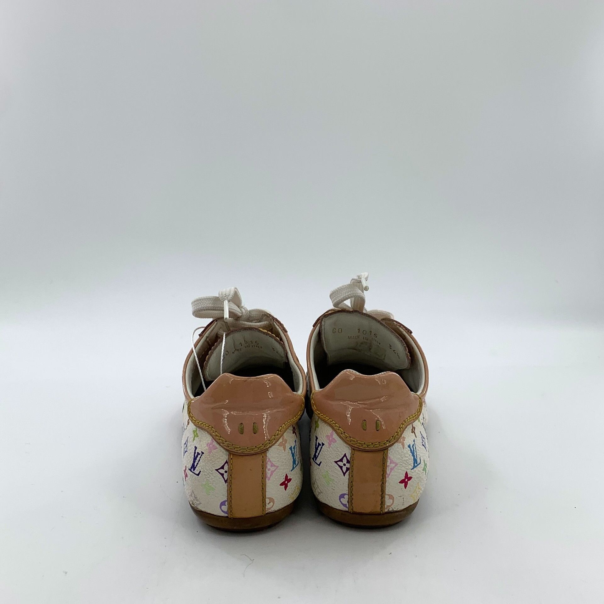 Louis Vuitton Louis Vuitton Multicolor Monogram Sneakers 34.5 Size US 4.5 / IT 34.5 - 5 Thumbnail