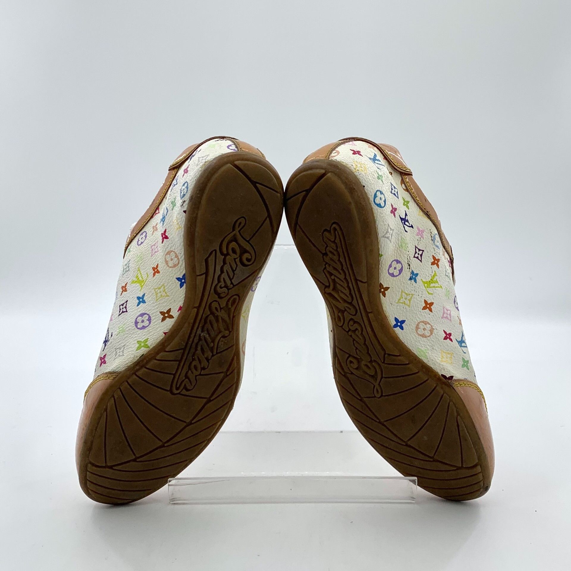 Louis Vuitton Louis Vuitton Multicolor Monogram Sneakers 34.5 Size US 4.5 / IT 34.5 - 6 Thumbnail