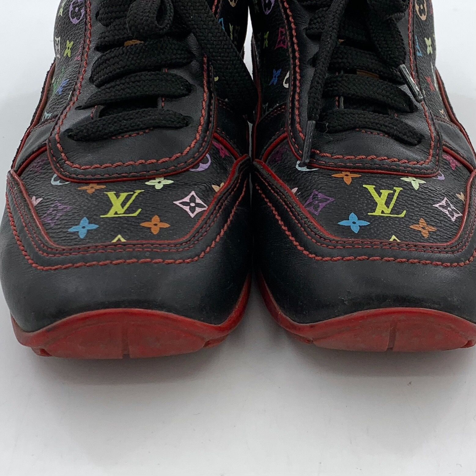 Louis Vuitton Louis Vuitton Multicolor Monogram Low-Top Sneakers 34.5 Size US 4.5 / IT 34.5 - 9 Thumbnail