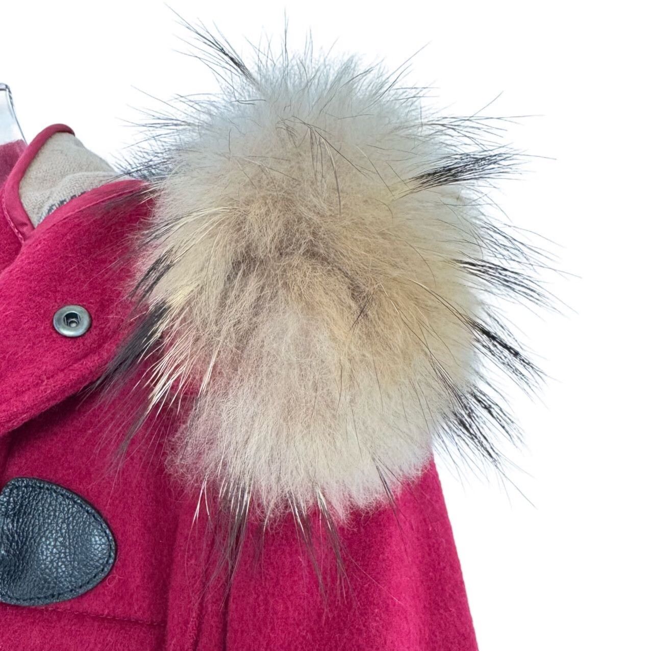 Burberry Burberry Wool Fur Trim Duffle Coat IT 36 Size XS / US 0-2 / IT 36-38 - 4 Thumbnail