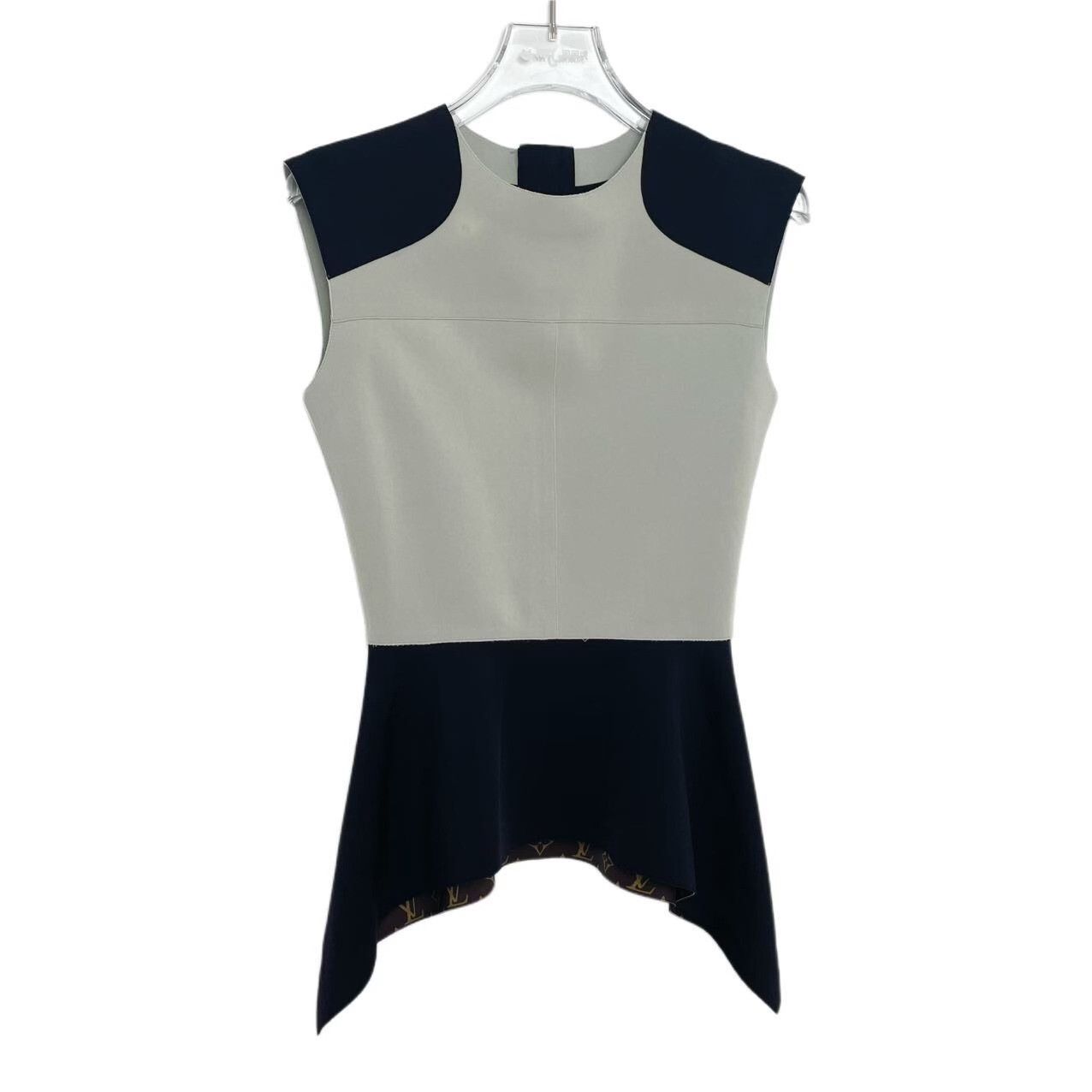 Louis Vuitton Louis Vuitton Bi-Color Monogram Trim Tank Top M Size M / US 6-8 / IT 42-44 - 2 Thumbnail