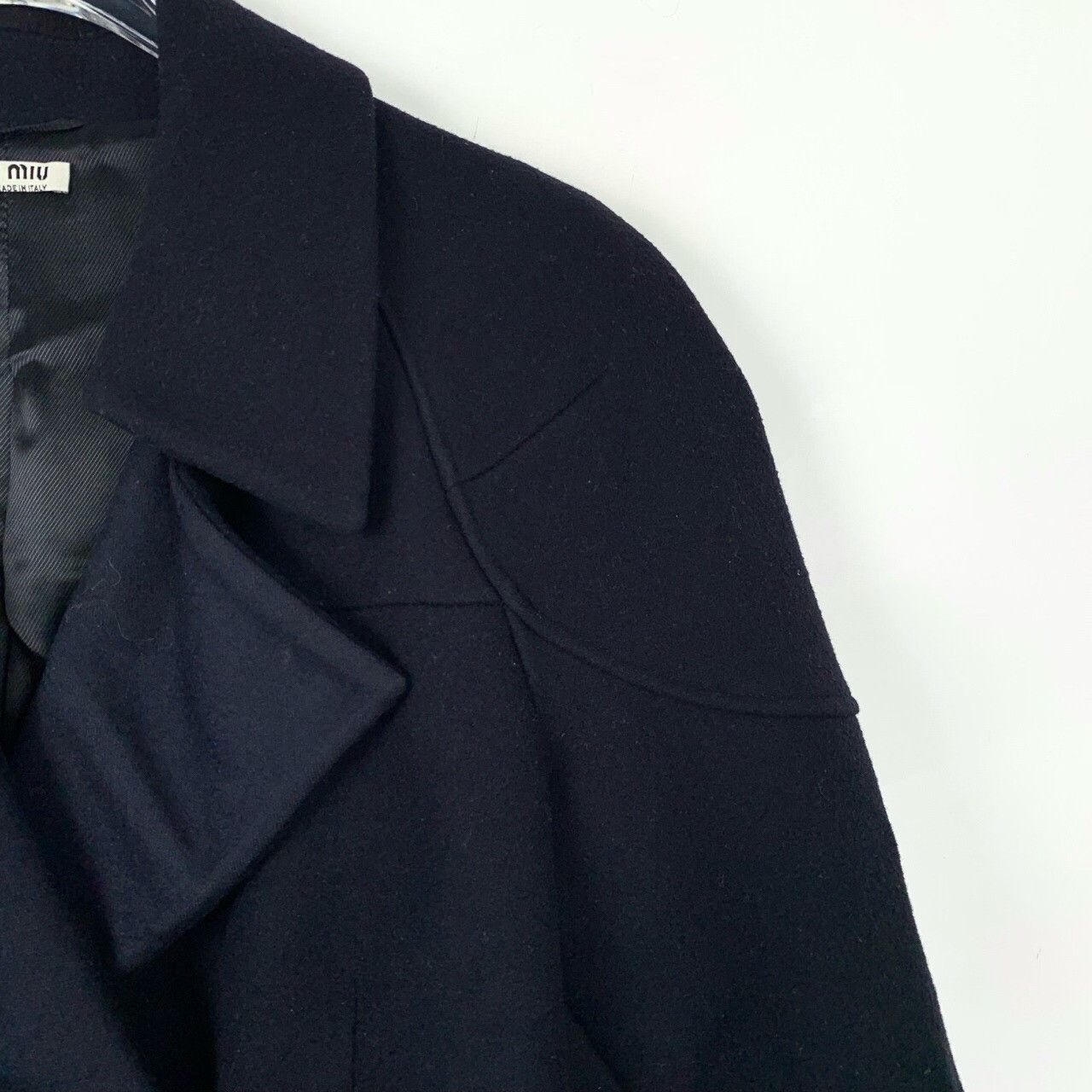 Miu Miu Miu Miu Belted Virgin Wool Coat IT 40 Size S / US 4 / IT 40 - 4 Thumbnail