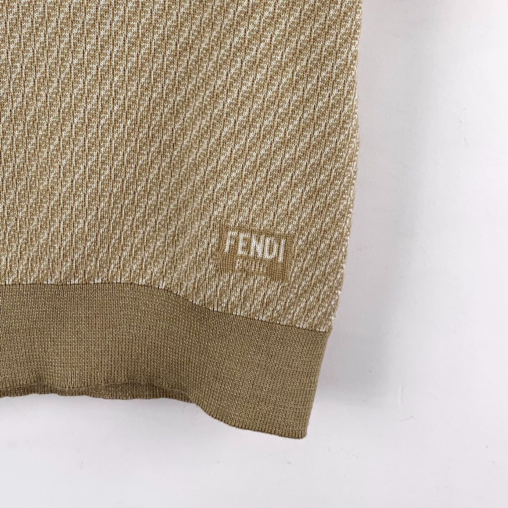 Fendi Fendi FF Logo Intarsia Knit Top IT 40 Size S / US 4 / IT 40 - 5 Thumbnail