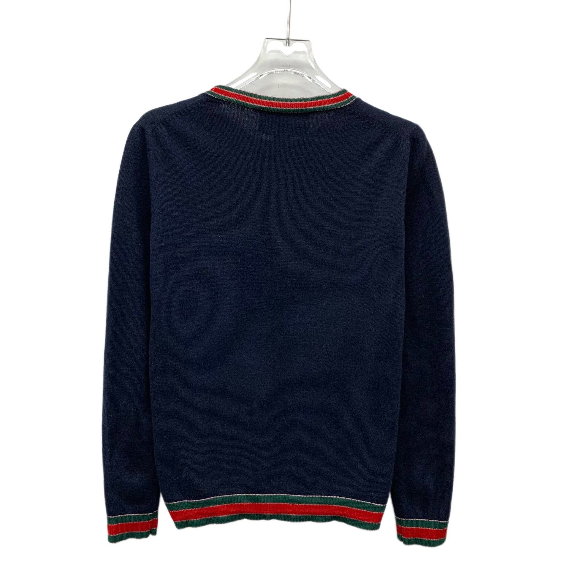 Gucci Gucci Web Stripe Knit Sweater L Size US L / EU 52-54 / 3 - 3 Thumbnail