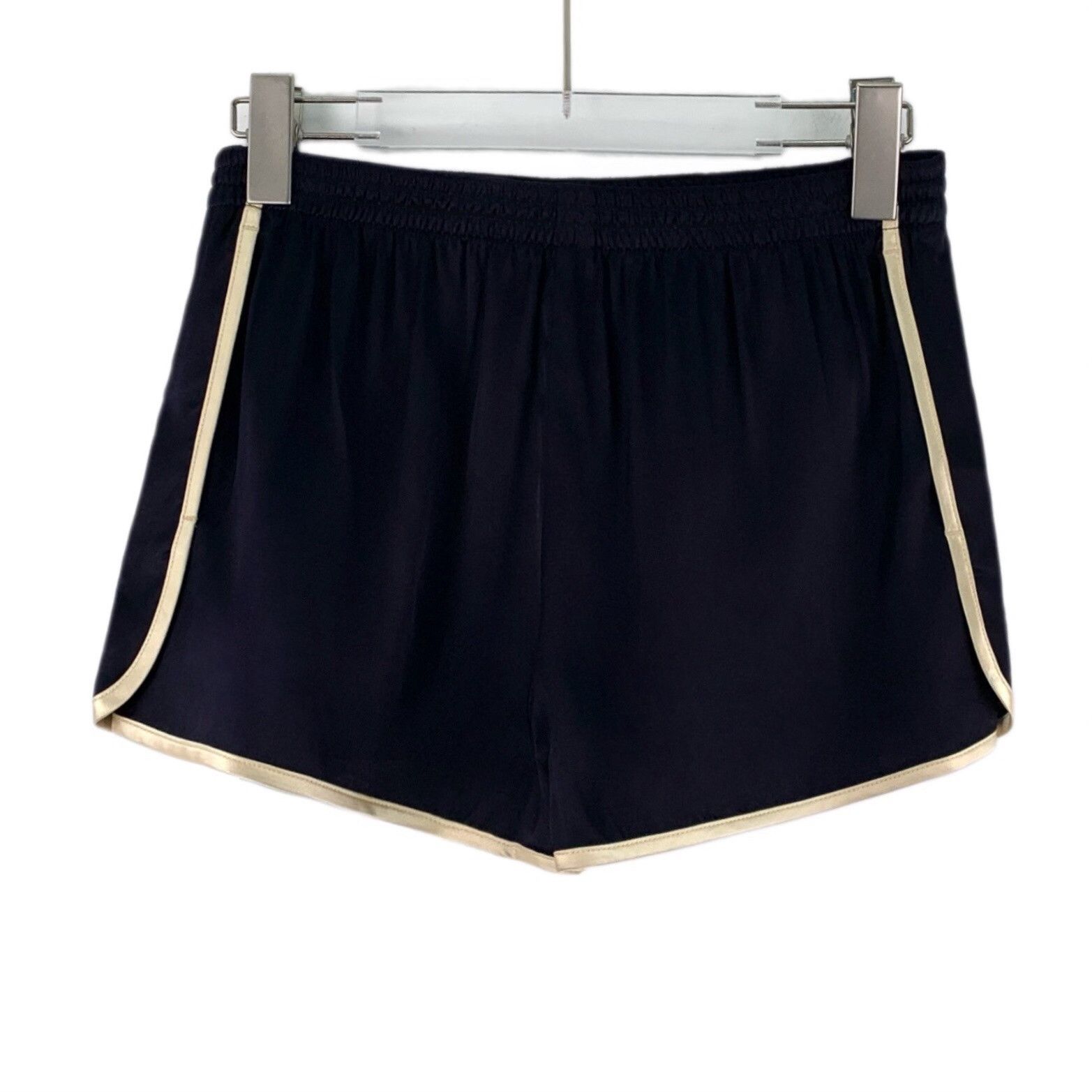 Celine Celine Trimmed Viscose Drawstring Shorts 34 Size 24" / US 00 / IT 34 - 3 Thumbnail