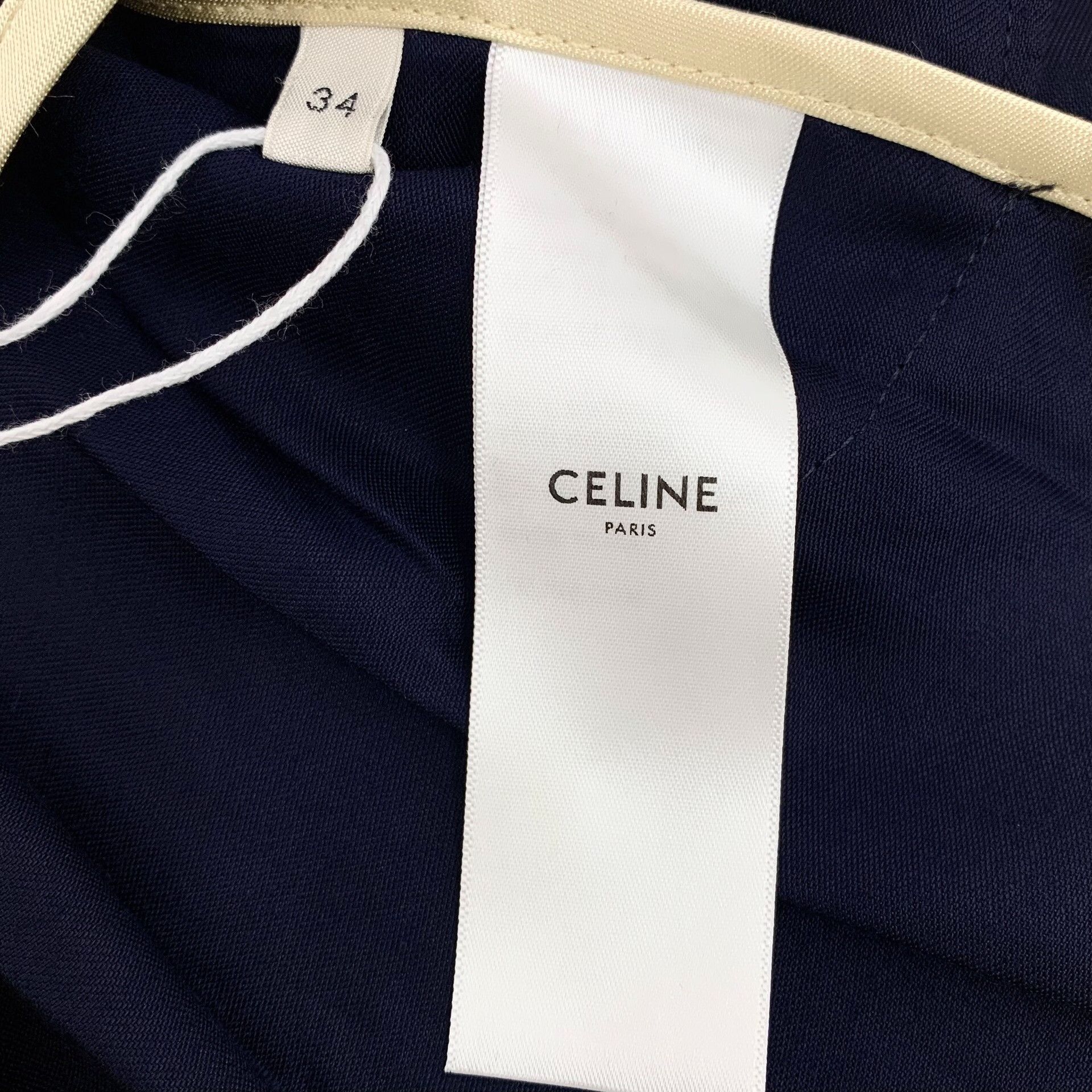 Celine Celine Trimmed Viscose Drawstring Shorts 34 Size 24" / US 00 / IT 34 - 7 Thumbnail