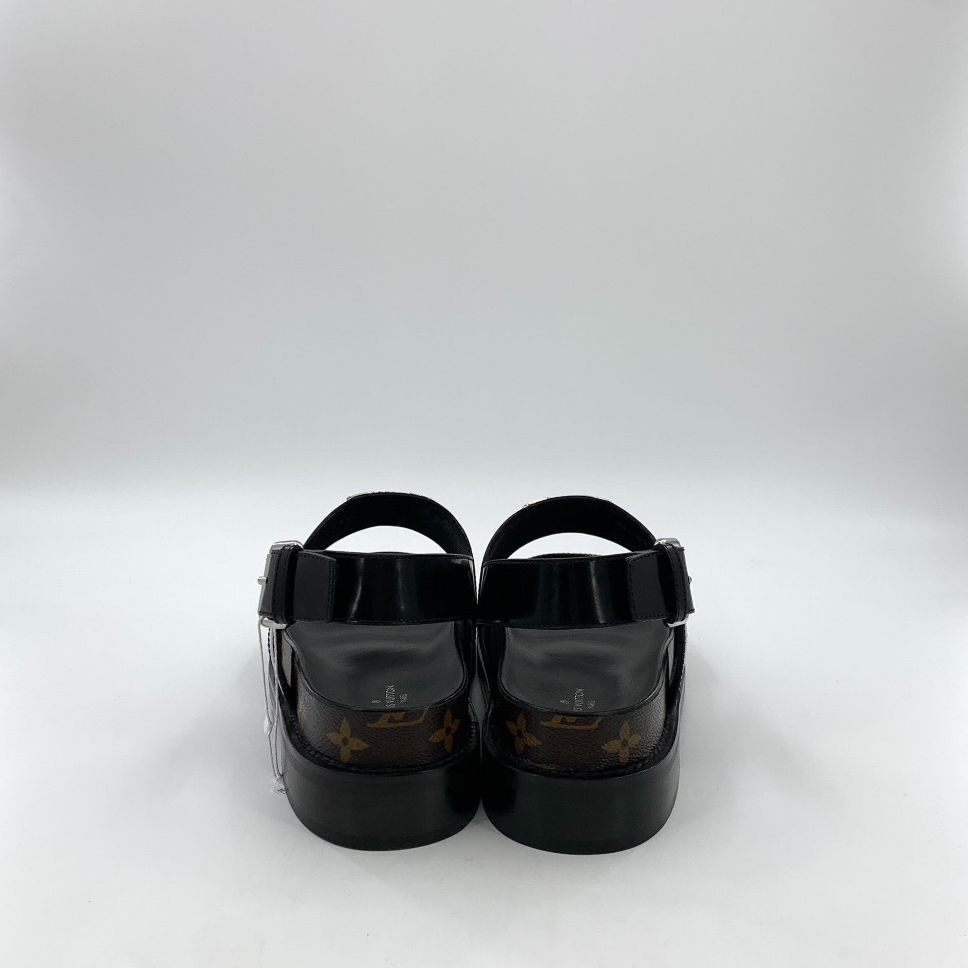 Louis Vuitton Louis Vuitton Crossroads Monogram Buckle Sandals 38 Size US 8 / IT 38 - 5 Thumbnail