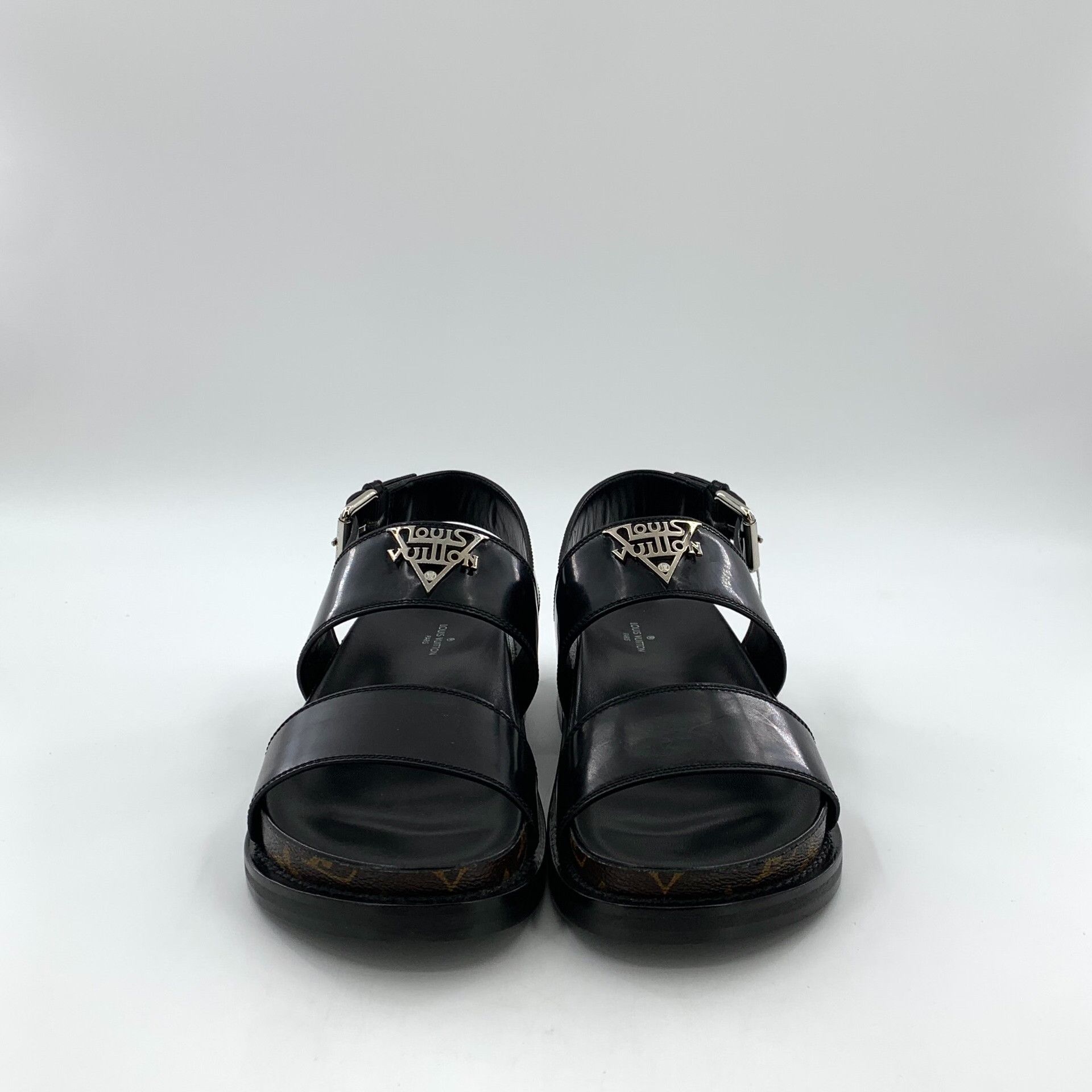 Louis Vuitton Louis Vuitton Crossroads Monogram Buckle Sandals 38 Size US 8 / IT 38 - 4 Thumbnail