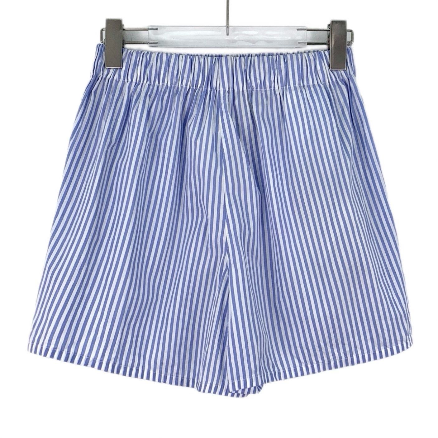 Prada Prada Striped Logo Embroidery Shorts IT 40 Size 27" / US 4 / IT 40 - 3 Thumbnail