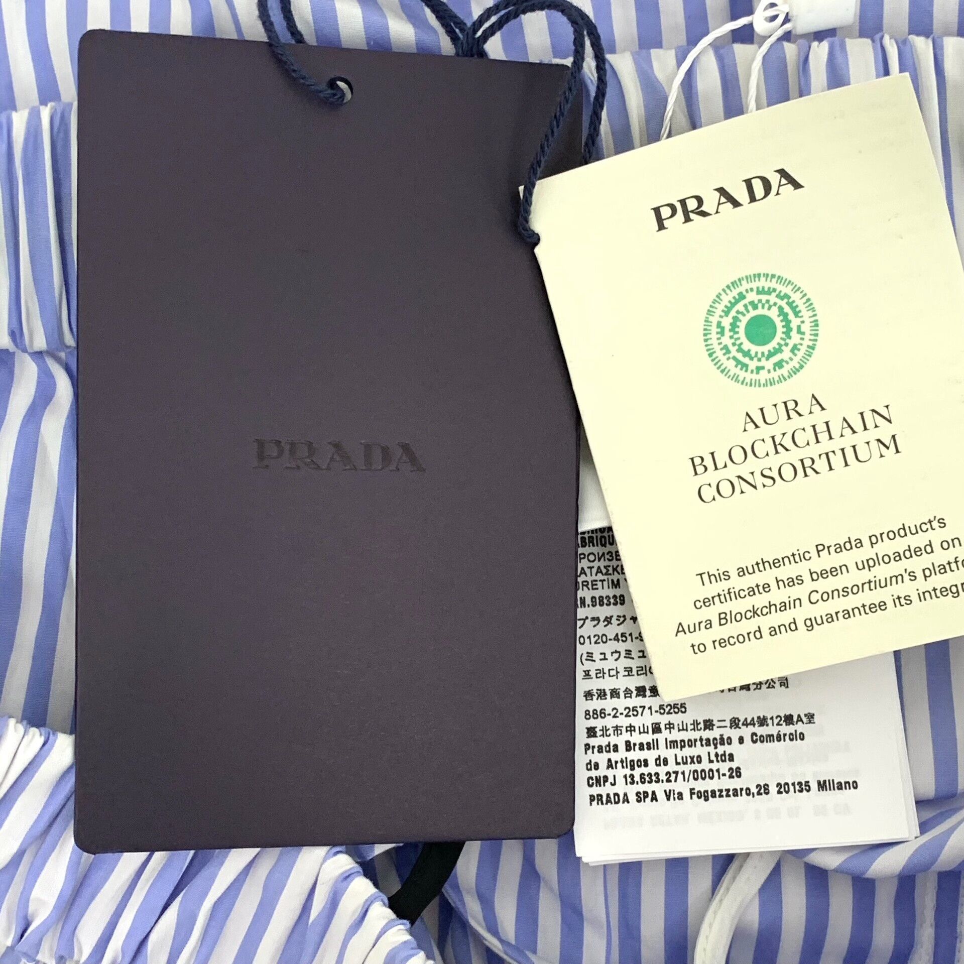 Prada Prada Striped Logo Embroidery Shorts IT 40 Size 27" / US 4 / IT 40 - 10 Thumbnail