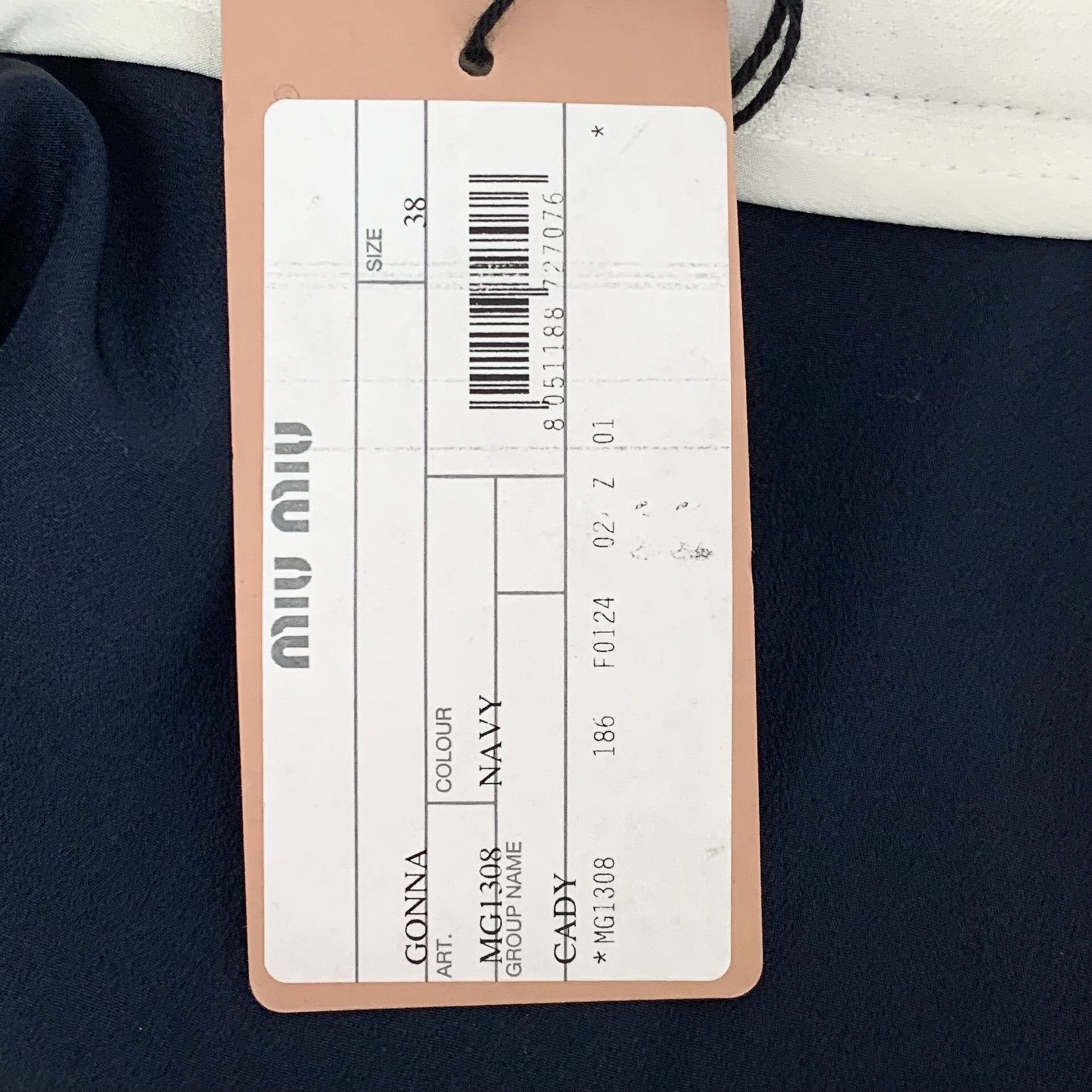 Miu Miu Miu Miu Bow Detail Cotton Mini Skirt 38 Size 26" / US 2 / IT 38 - 9 Thumbnail