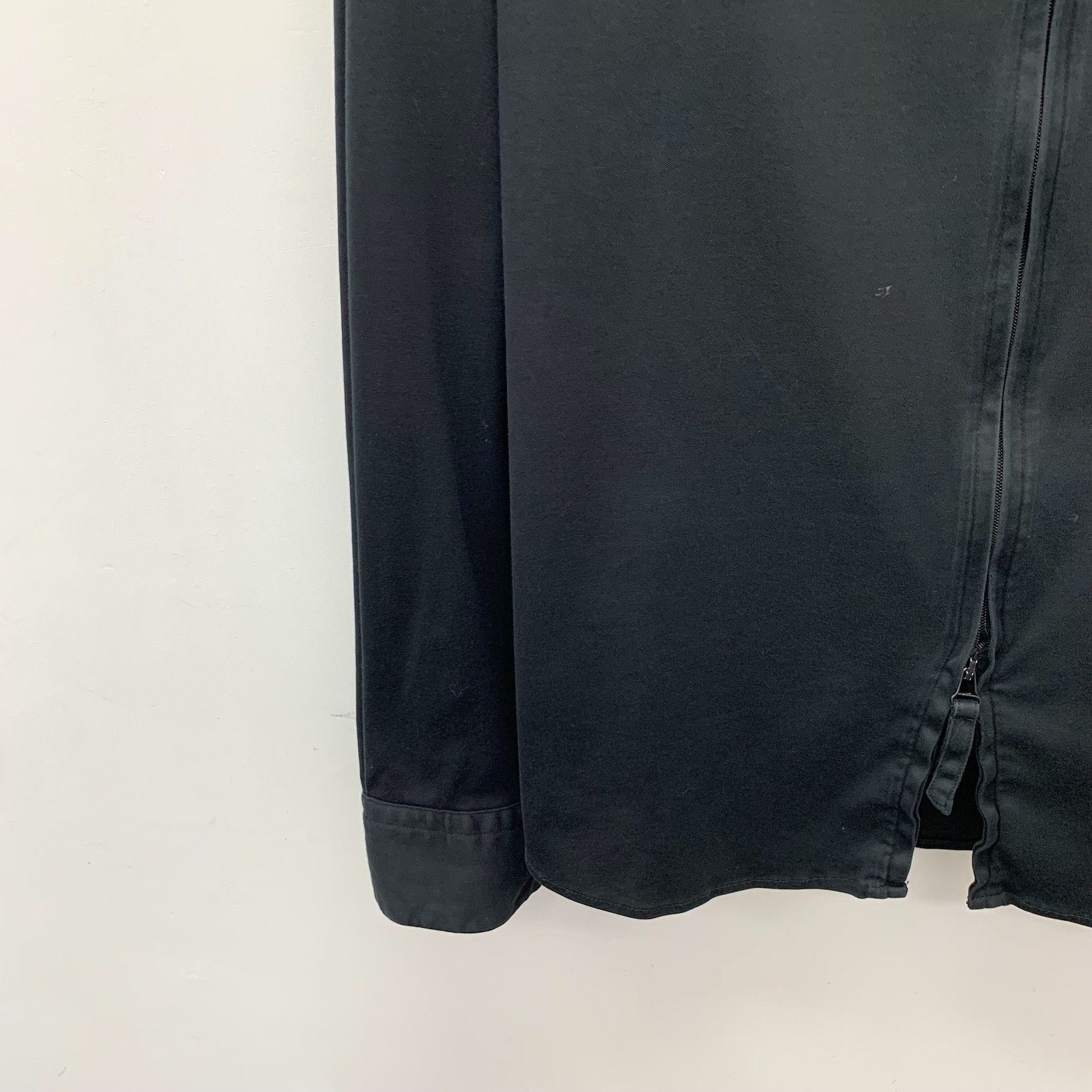 Giorgio Armani Giorgio Armani Black Zip-Up Stand Collar Jacket L Size US L / EU 52-54 / 3 - 5 Thumbnail