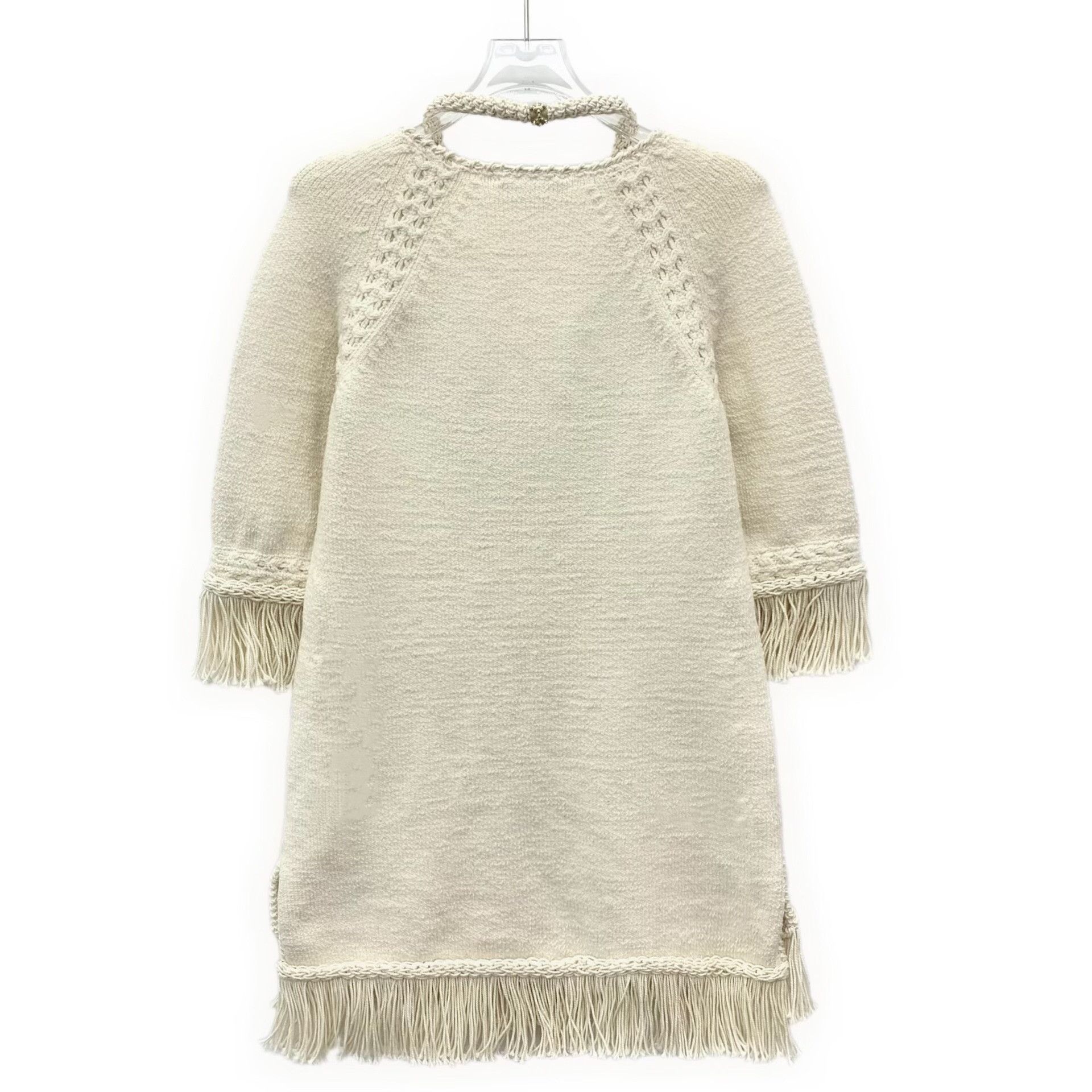 Chanel Chanel 18C Greece Fringe Knit Dress 36 Size XS / US 0-2 / IT 36-38 - 3 Thumbnail