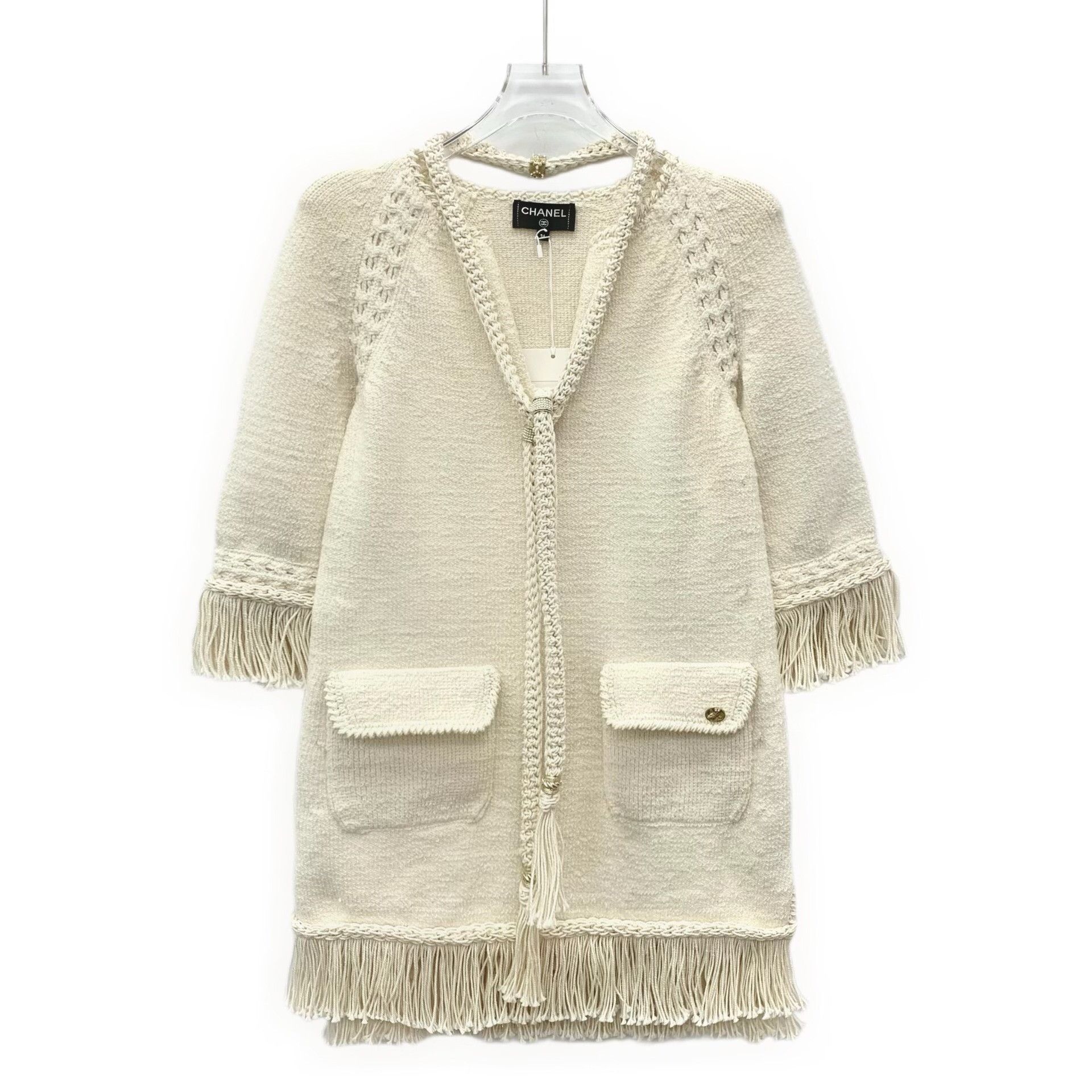 Chanel Chanel 18C Greece Fringe Knit Dress 36 Size XS / US 0-2 / IT 36-38 - 2 Thumbnail