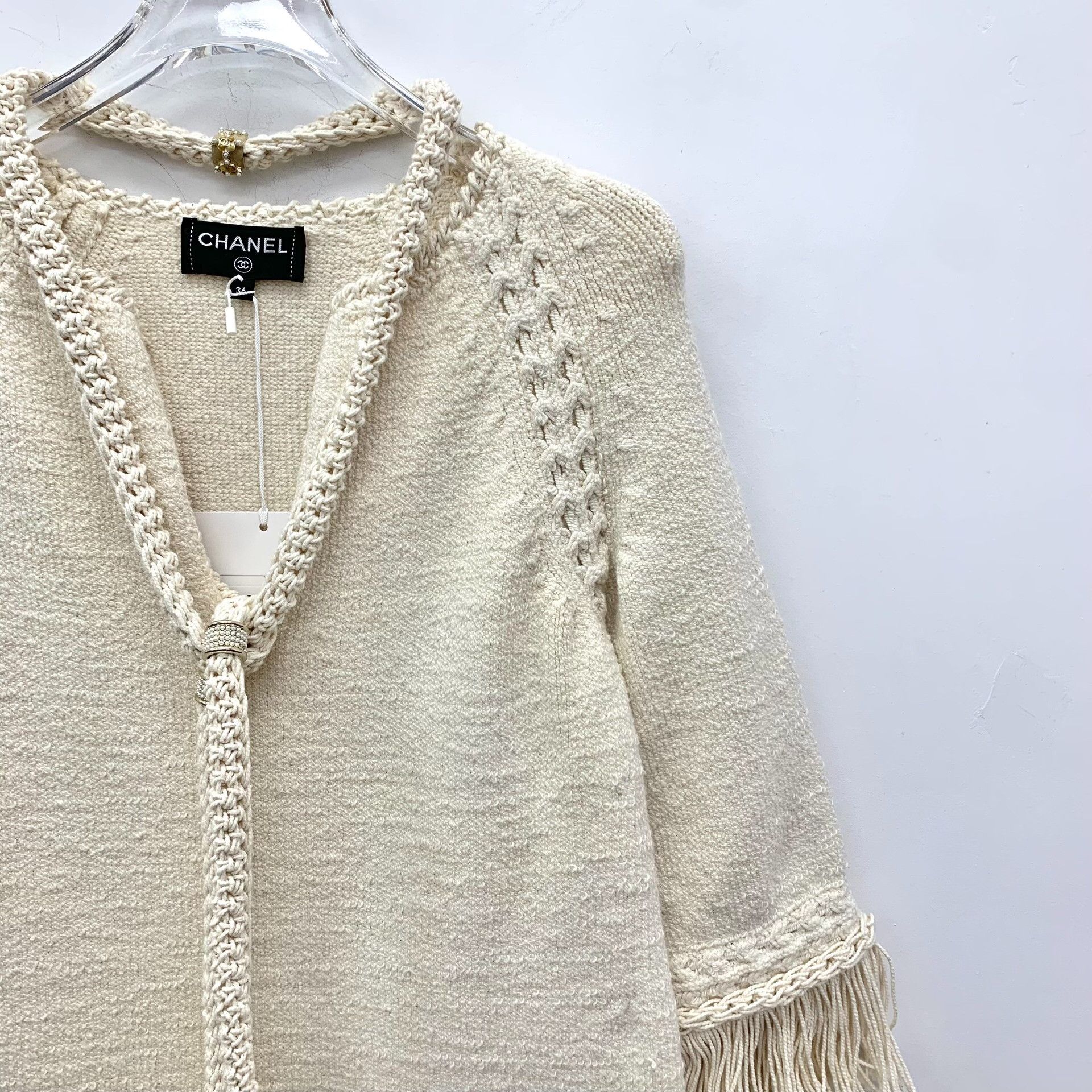 Chanel Chanel 18C Greece Fringe Knit Dress 36 Size XS / US 0-2 / IT 36-38 - 4 Thumbnail