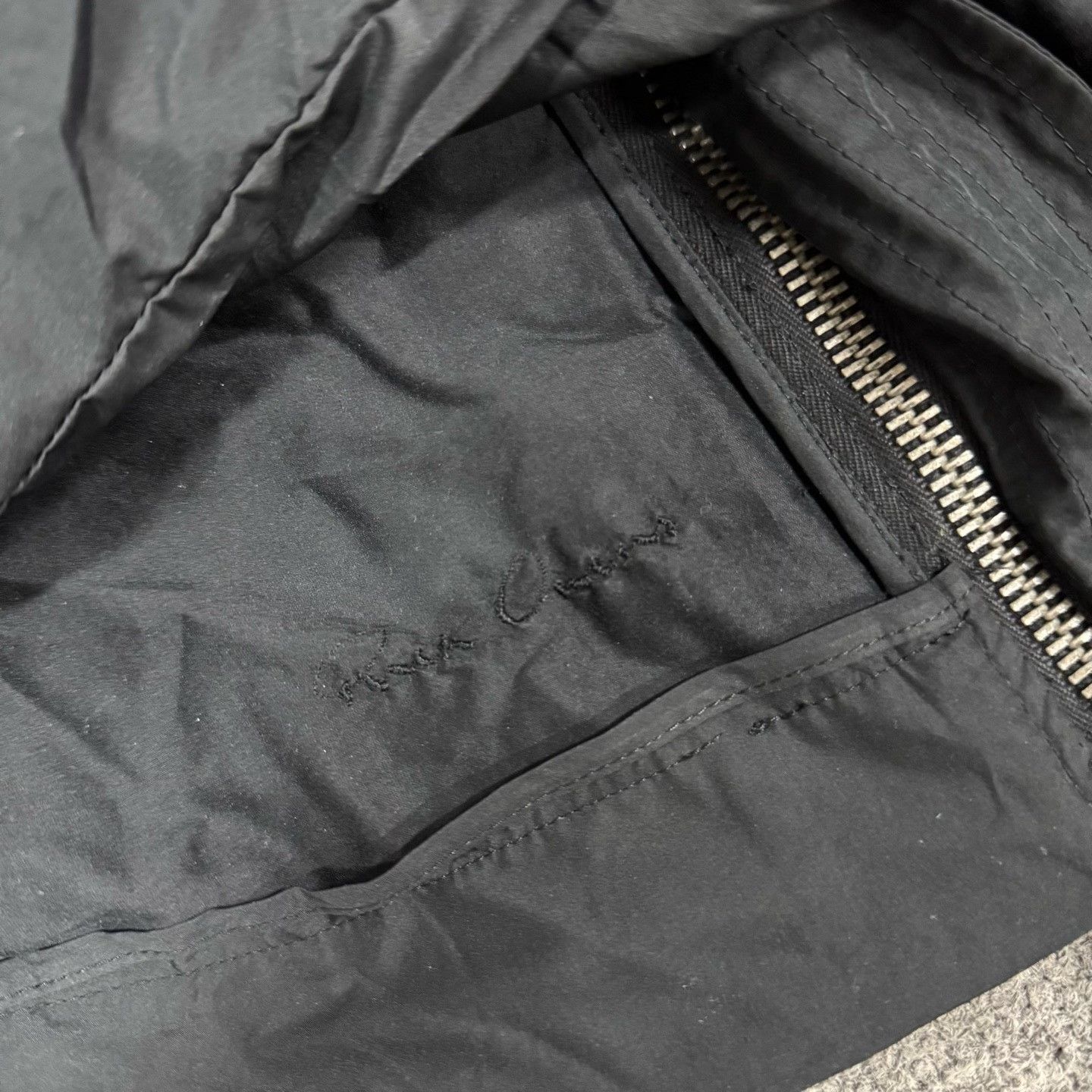 Rick Owens Rick Owens Leather Patch Hooded Jacket Size M Size US M / EU 48-50 / 2 - 6 Thumbnail