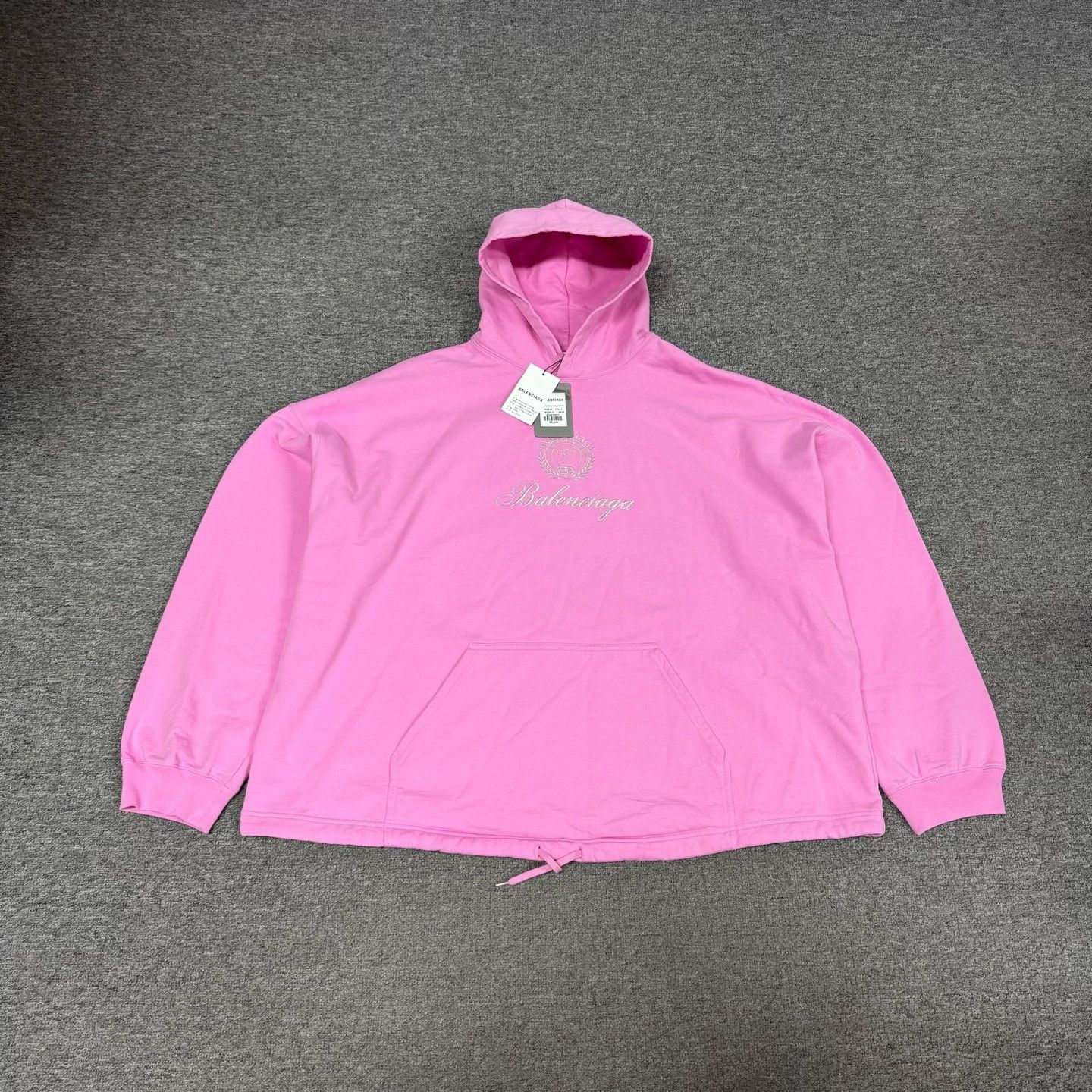 Balenciaga Balenciaga Embroidered Logo Hoodie S Size US S / EU 44-46 / 1 - 2 Thumbnail