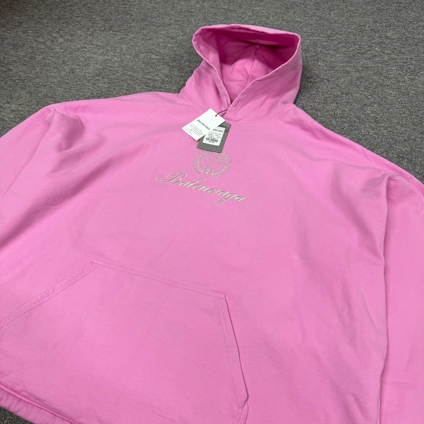 Balenciaga Balenciaga Embroidered Logo Hoodie S Size US S / EU 44-46 / 1 - 5 Thumbnail