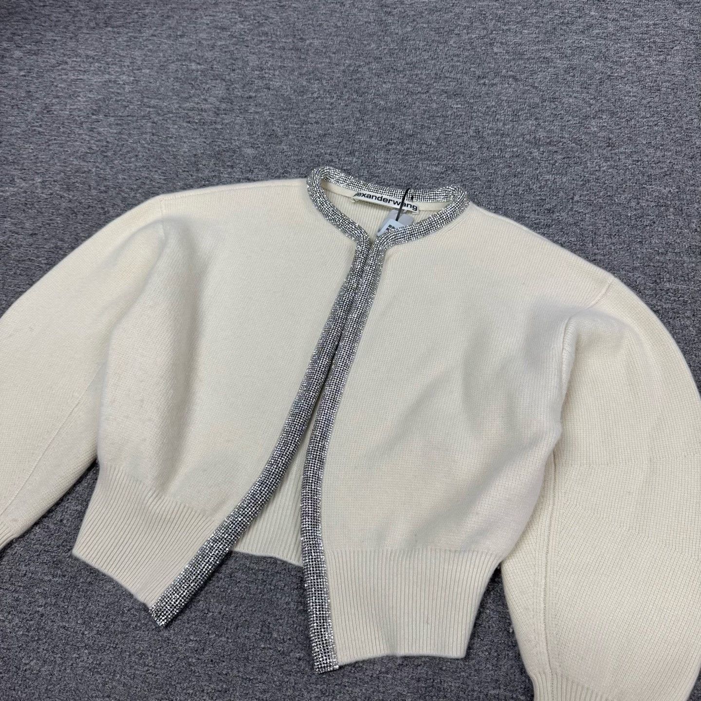 Alexander Wang Alexander Wang Crystal Trim Cardigan XS Size XS / US 0-2 / IT 36-38 - 5 Thumbnail