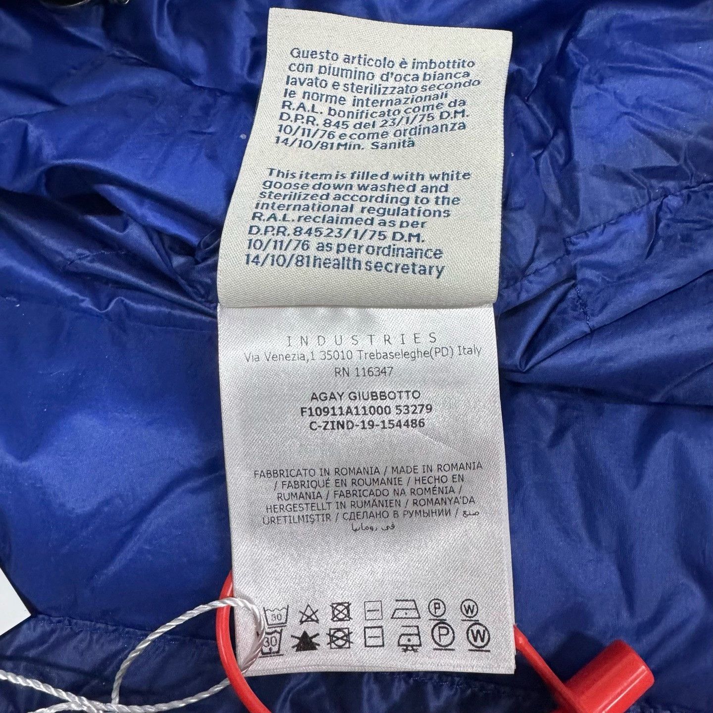 Moncler Moncler Blue Agay Longue Saison Down Jacket Size 4 Size US XL / EU 56 / 4 - 9 Thumbnail