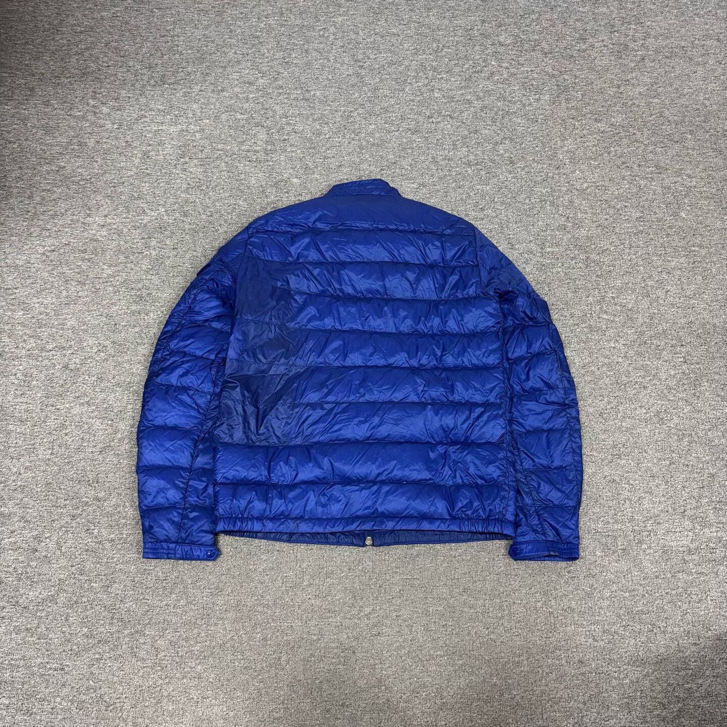 Moncler Moncler Blue Agay Longue Saison Down Jacket Size 4 Size US XL / EU 56 / 4 - 3 Thumbnail