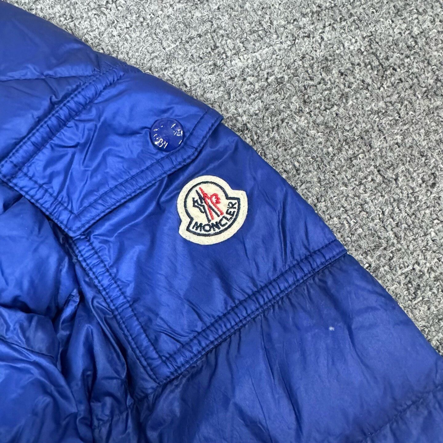Moncler Moncler Blue Agay Longue Saison Down Jacket Size 4 Size US XL / EU 56 / 4 - 6 Thumbnail