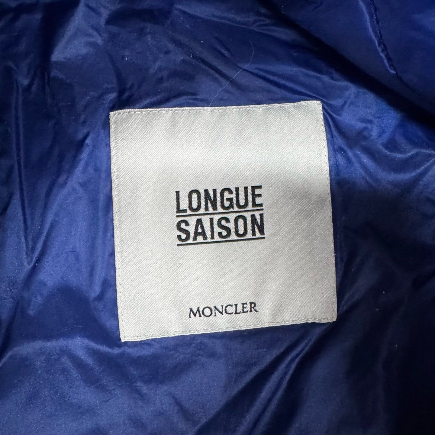 Moncler Moncler Blue Agay Longue Saison Down Jacket Size 4 Size US XL / EU 56 / 4 - 8 Thumbnail