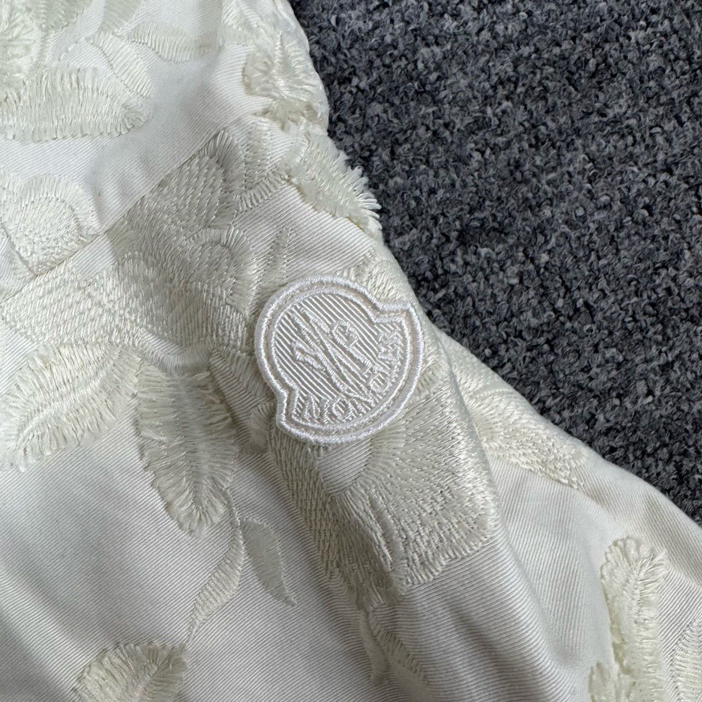 Moncler Moncler Floral Embroidered Logo Midi Dress Size 38 Size XS / US 0-2 / IT 36-38 - 5 Thumbnail