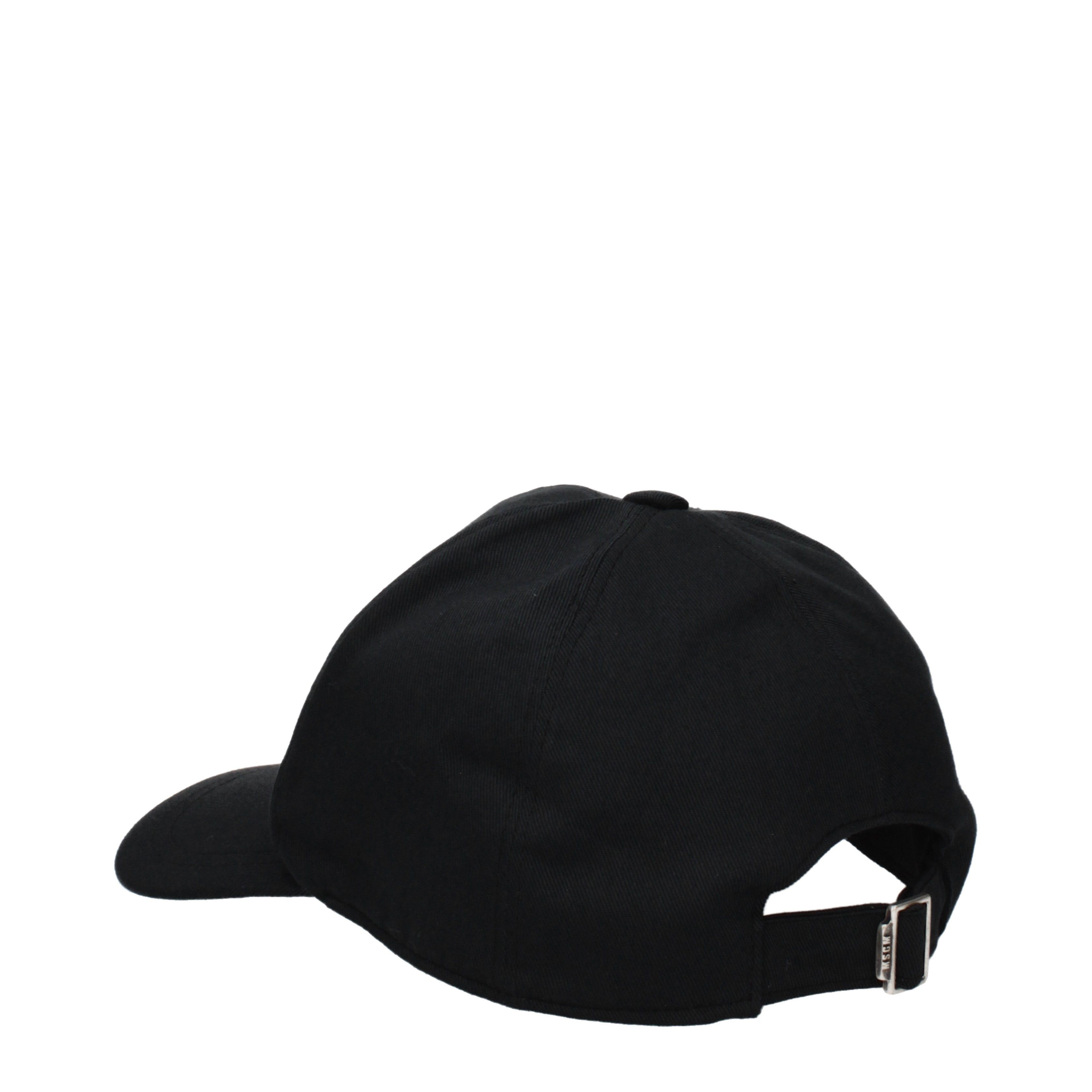 MSGM MSGM Hats Men Cotton Black Size ONE SIZE - 2 Thumbnail