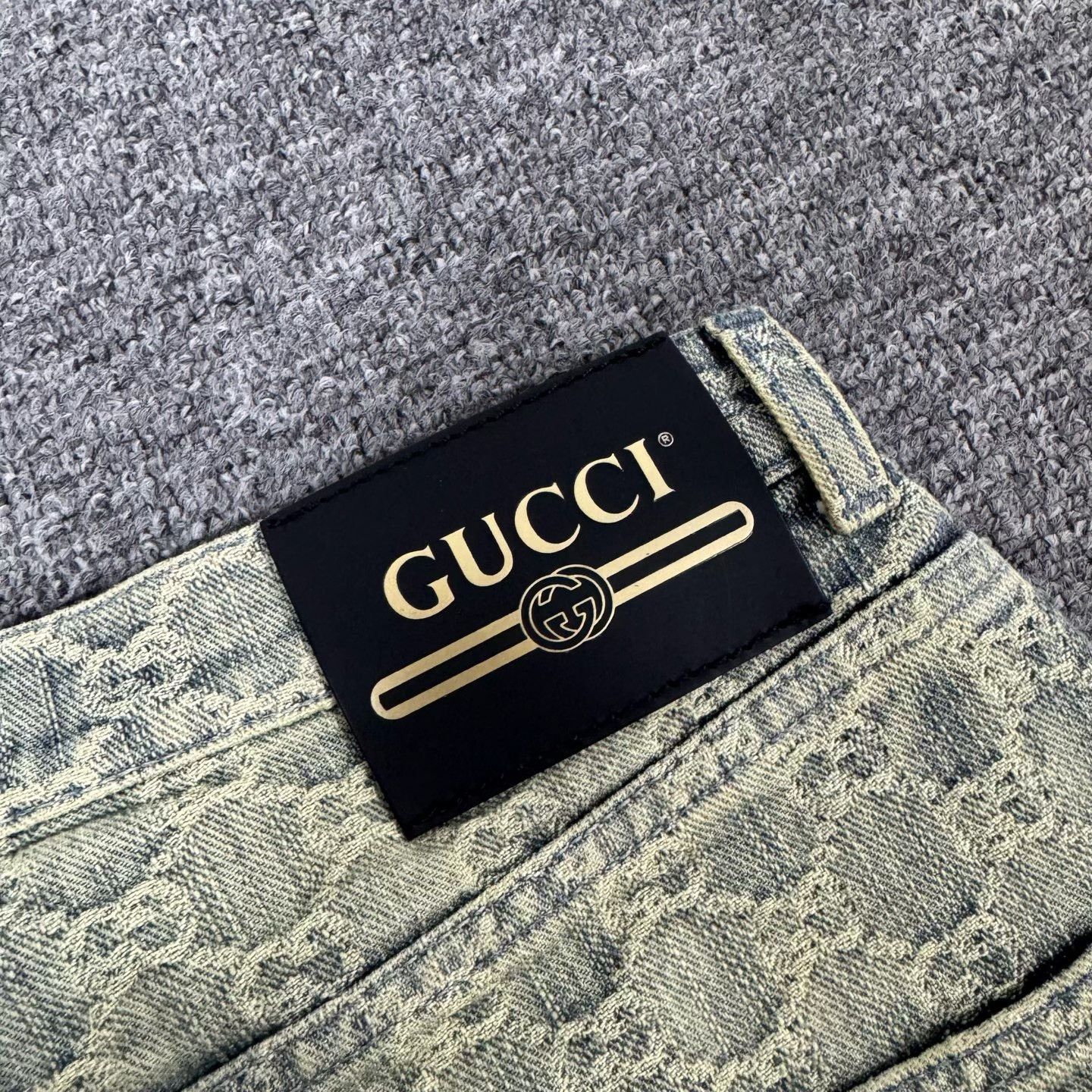 Gucci Gucci Monogram Washed Denim Jeans Size 26 Size US 26 / EU 42 - 7 Thumbnail