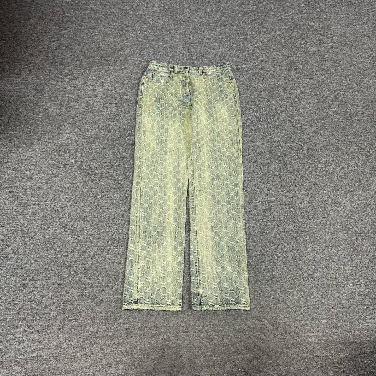 Gucci Gucci Monogram Washed Denim Jeans Size 26 Size US 26 / EU 42 - 2 Thumbnail