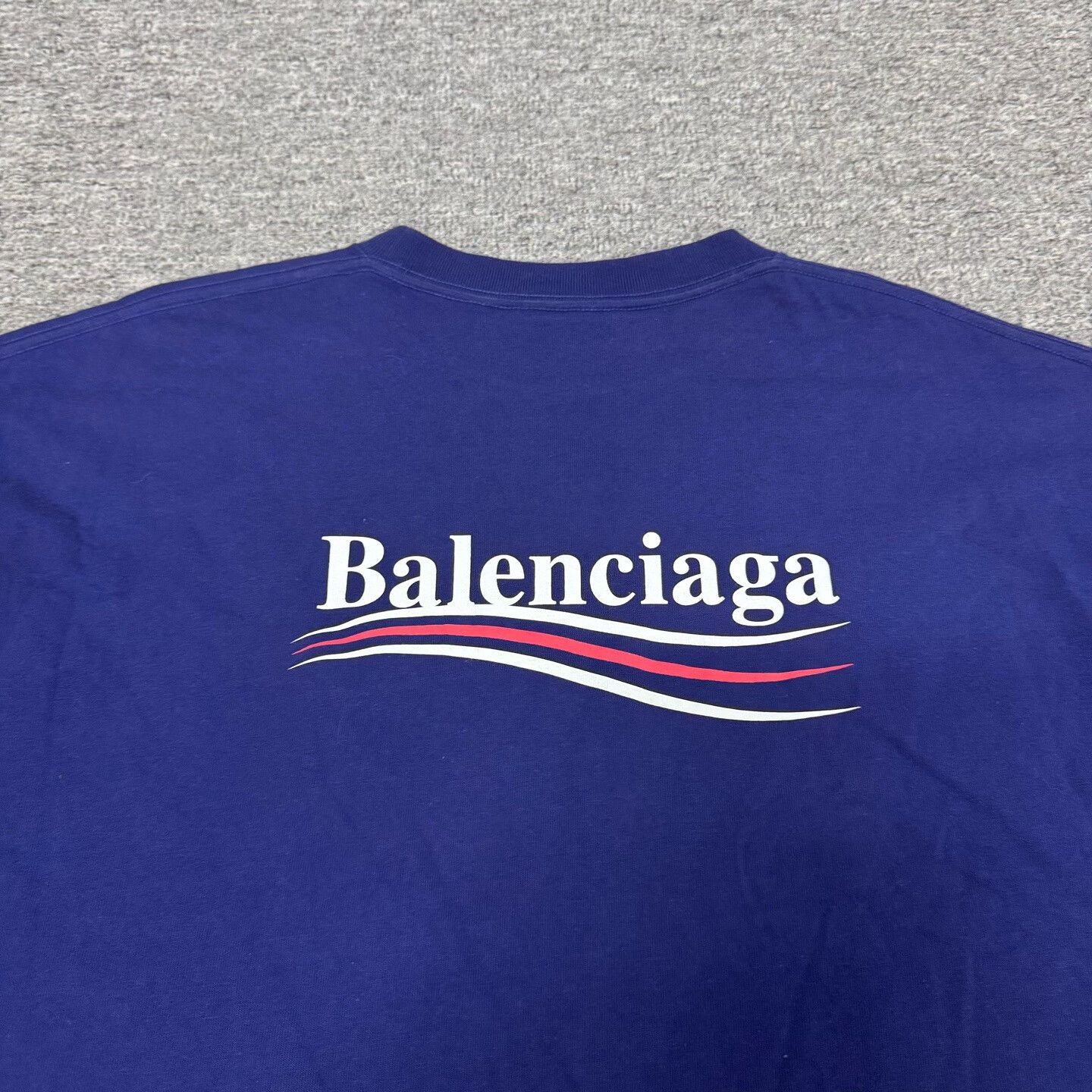 Balenciaga Balenciaga Political Campaign T-Shirt Blue Size S Size US S / EU 44-46 / 1 - 7 Thumbnail