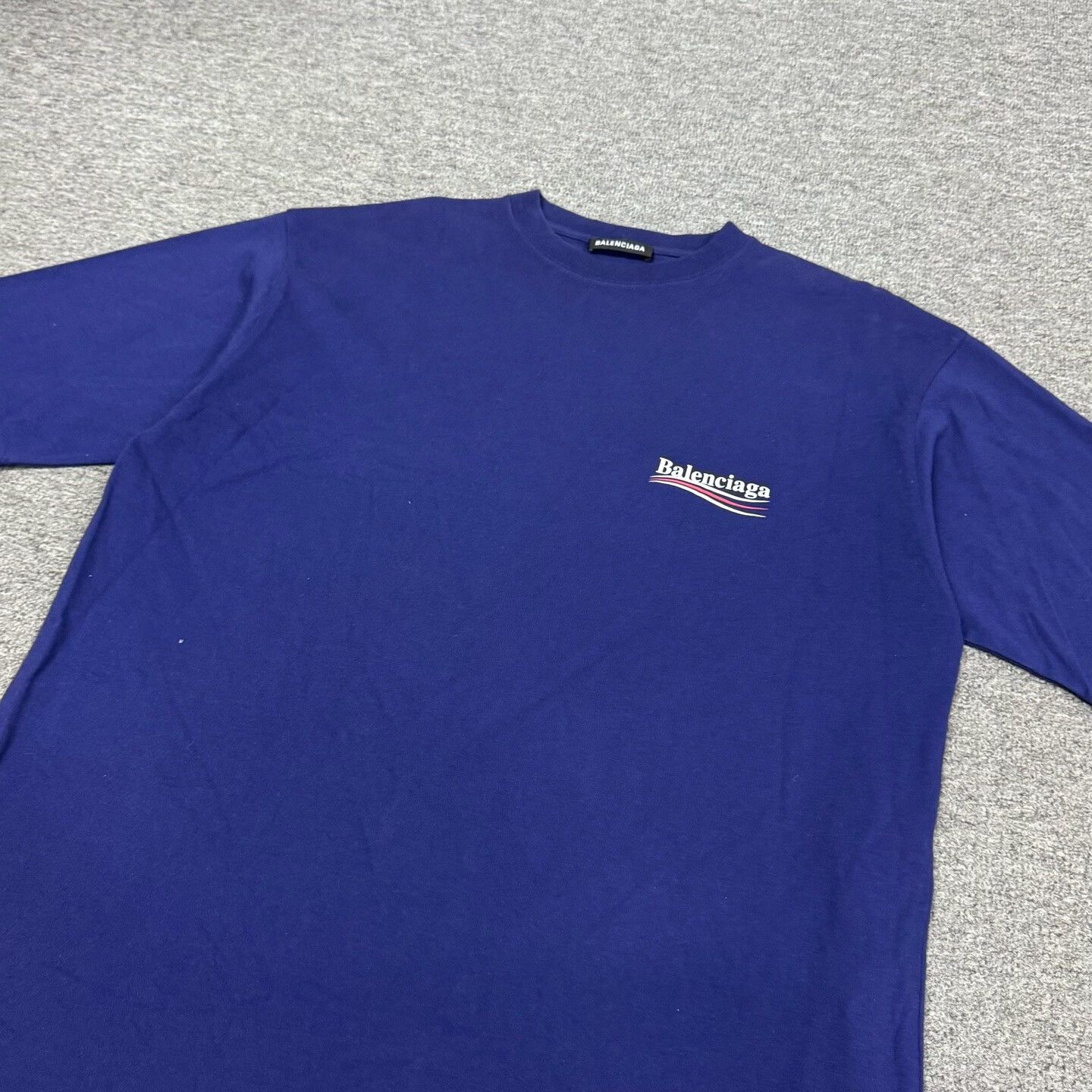 Balenciaga Balenciaga Political Campaign T-Shirt Blue Size S Size US S / EU 44-46 / 1 - 4 Thumbnail