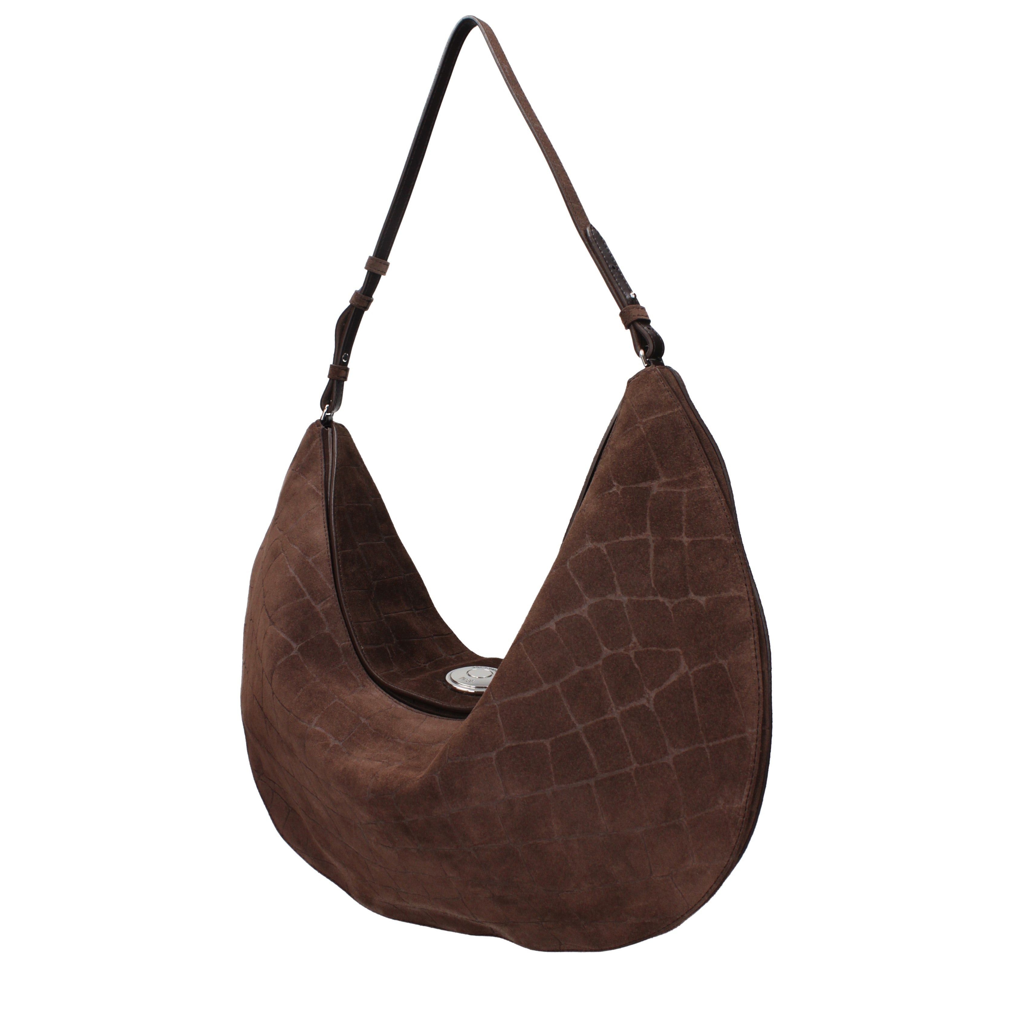 Jacquemus Jacquemus Shoulder Bags Women Suede Brown Size ONE SIZE - 2 Thumbnail