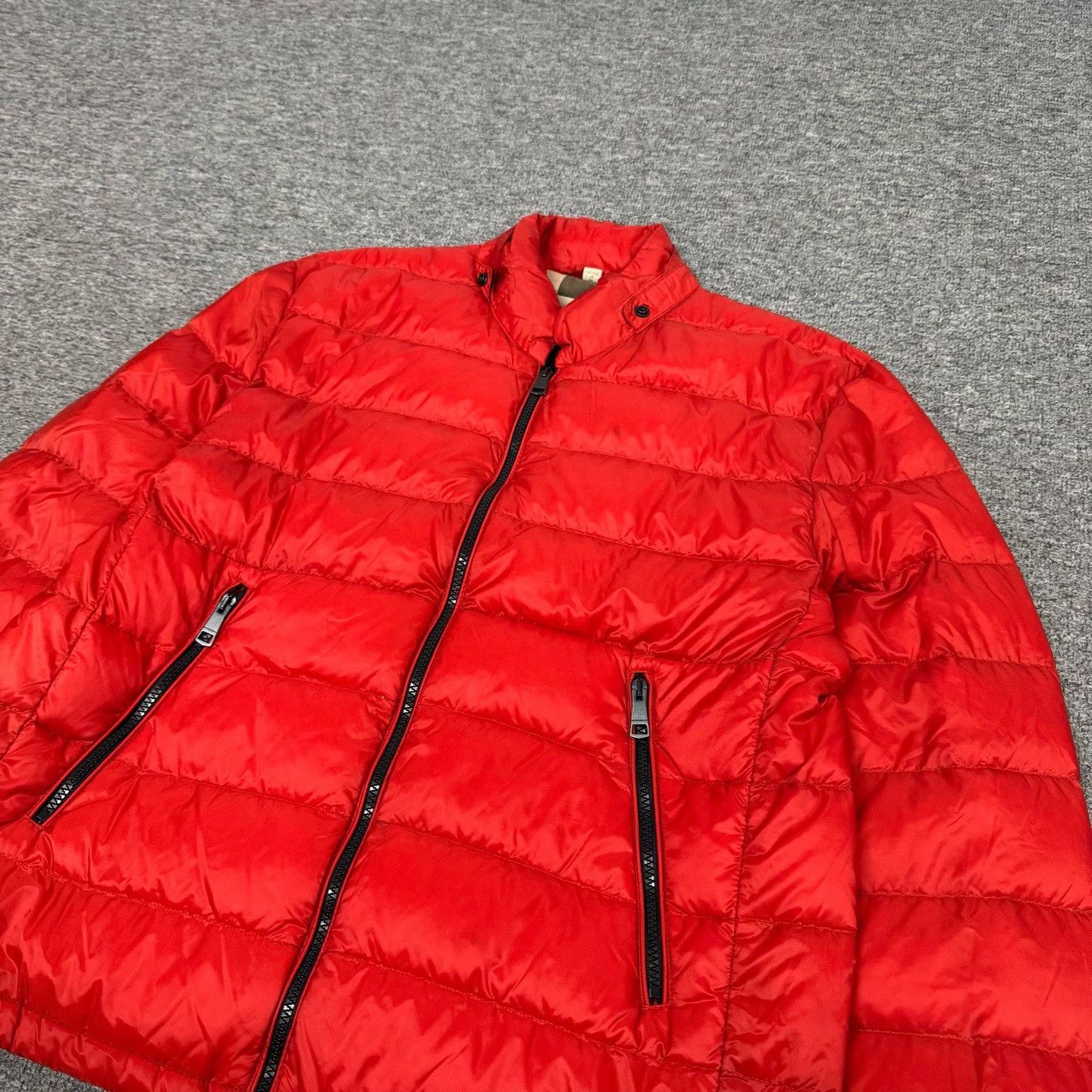 Burberry Burberry Brit Red Quilted Puffer Jacket XL Size US XL / EU 56 / 4 - 5 Thumbnail
