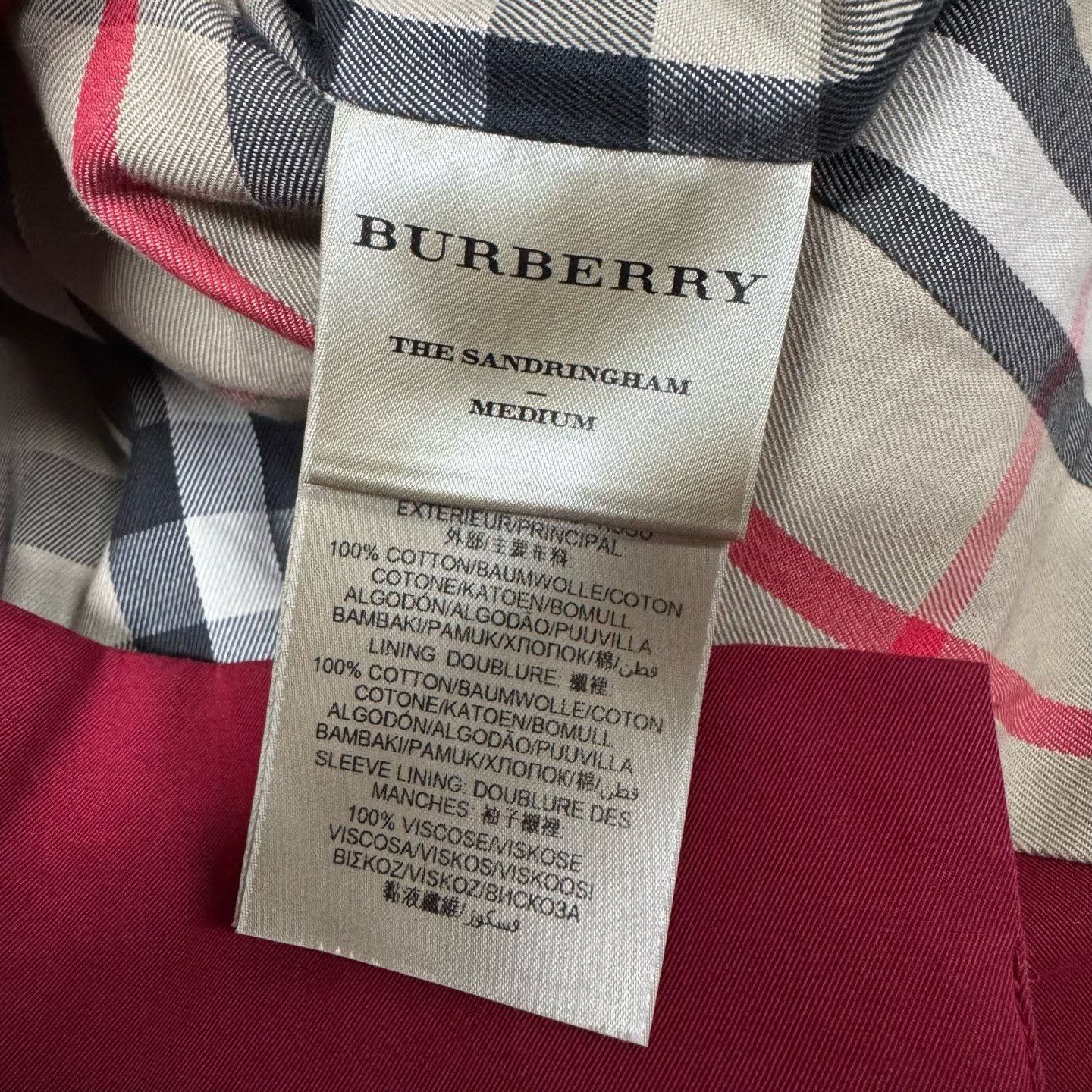 Burberry Burberry Red Sandringham Trench Coat UK 6 Size XS / US 0-2 / IT 36-38 - 7 Thumbnail