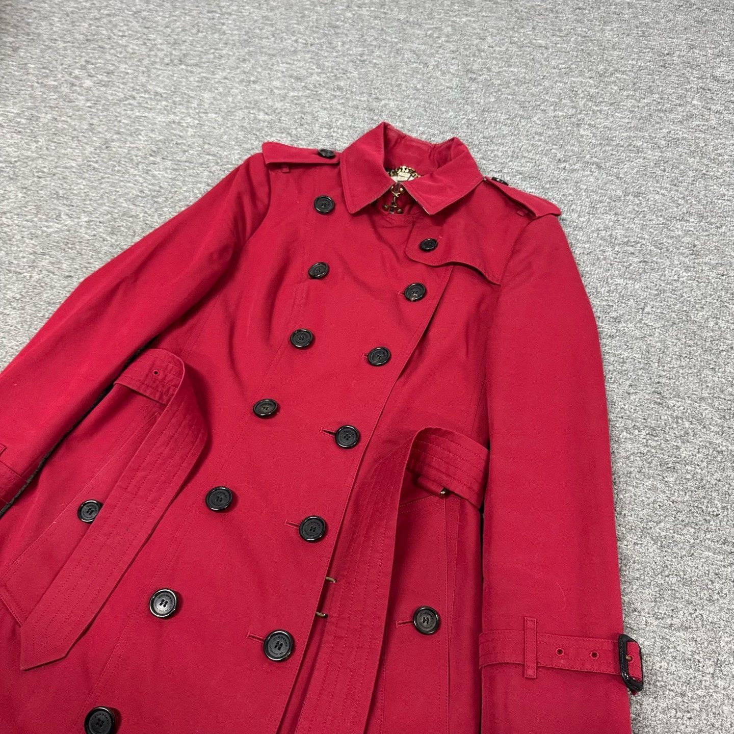 Burberry Burberry Red Sandringham Trench Coat UK 6 Size XS / US 0-2 / IT 36-38 - 5 Thumbnail