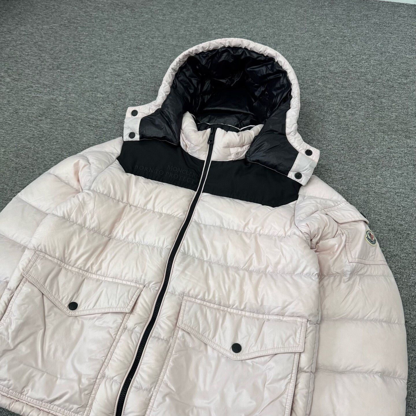 Moncler Moncler x Born to Protect Pink Puffer Jacket Size 1 Size US S / EU 44-46 / 1 - 4 Thumbnail