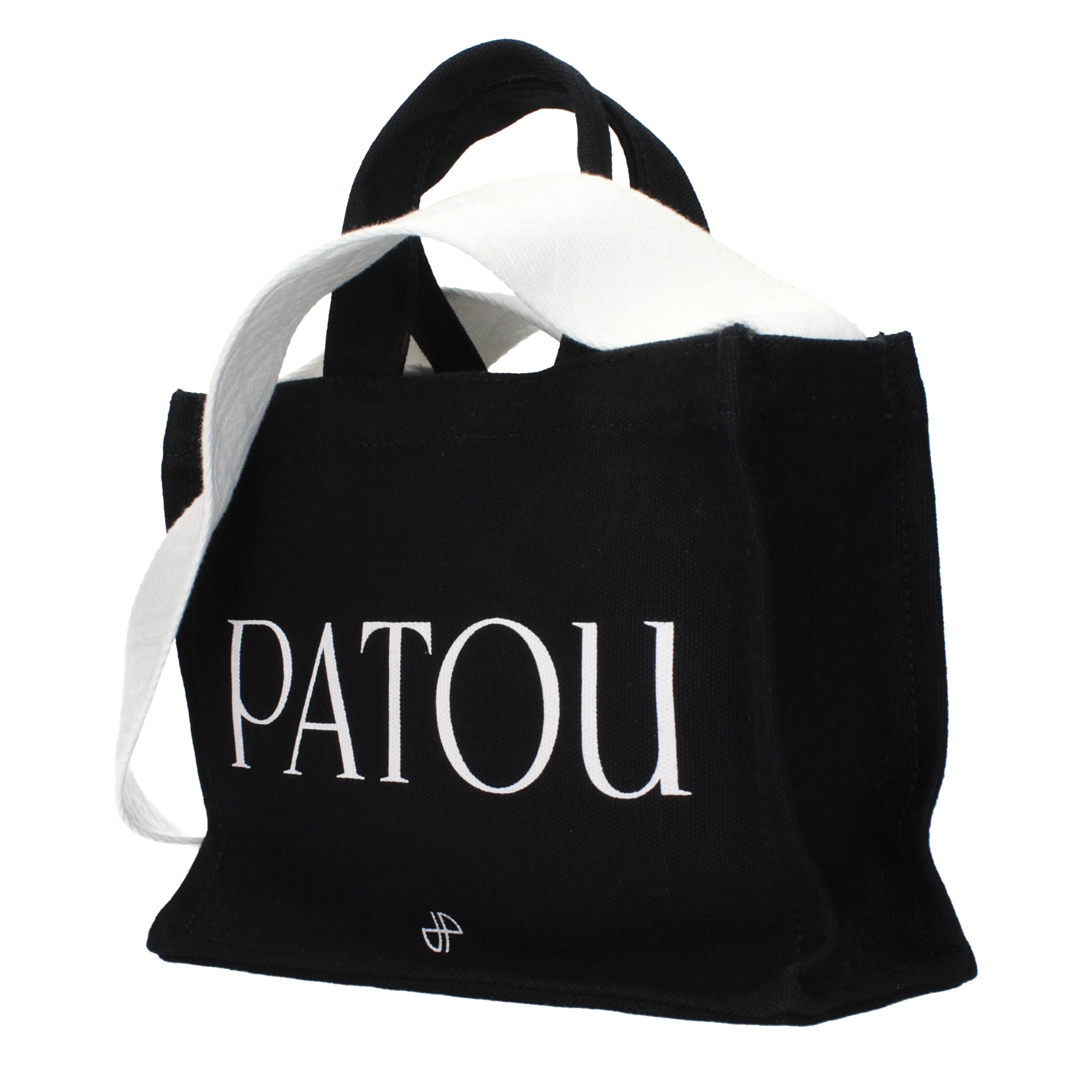 Patou Patou Handbags Women Cotton Black Size ONE SIZE - 2 Thumbnail
