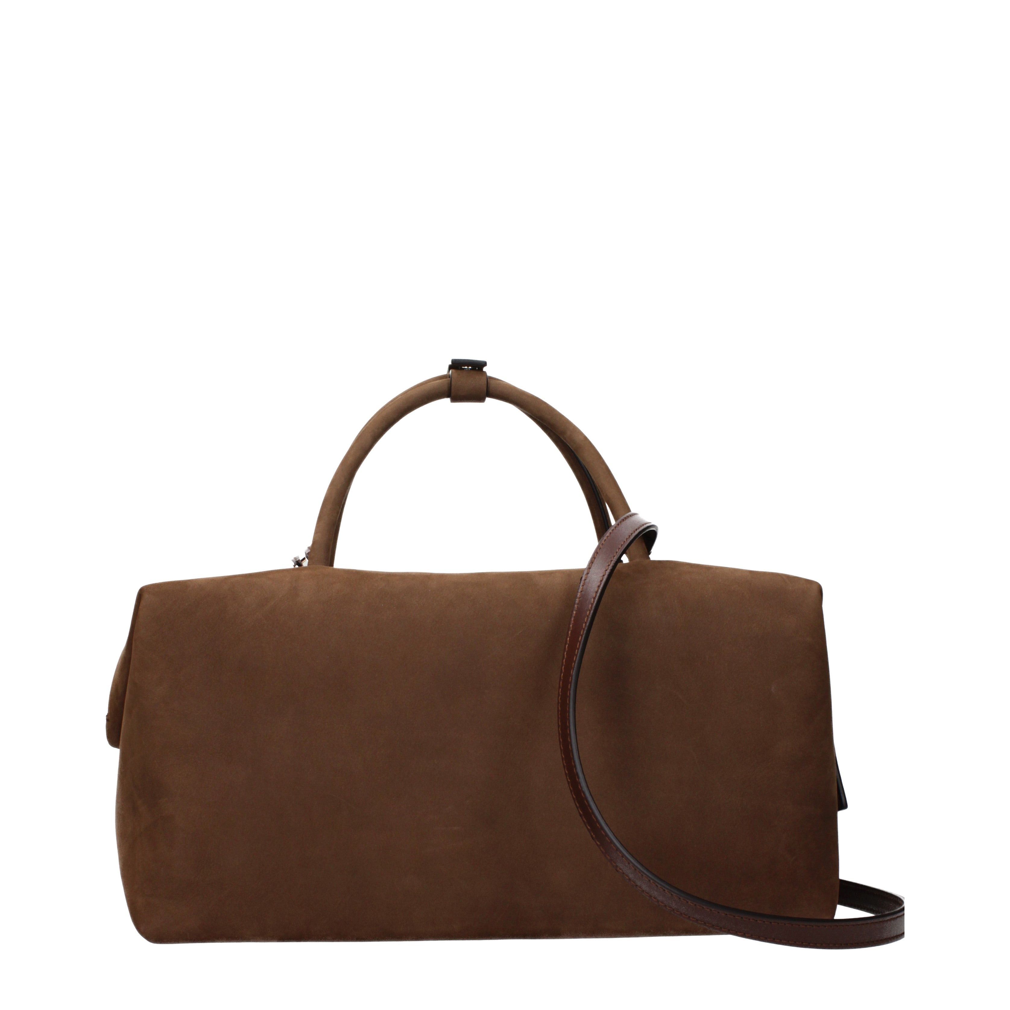 Max Mara Max Mara Handbags Women Suede Brown Size ONE SIZE - 3 Thumbnail