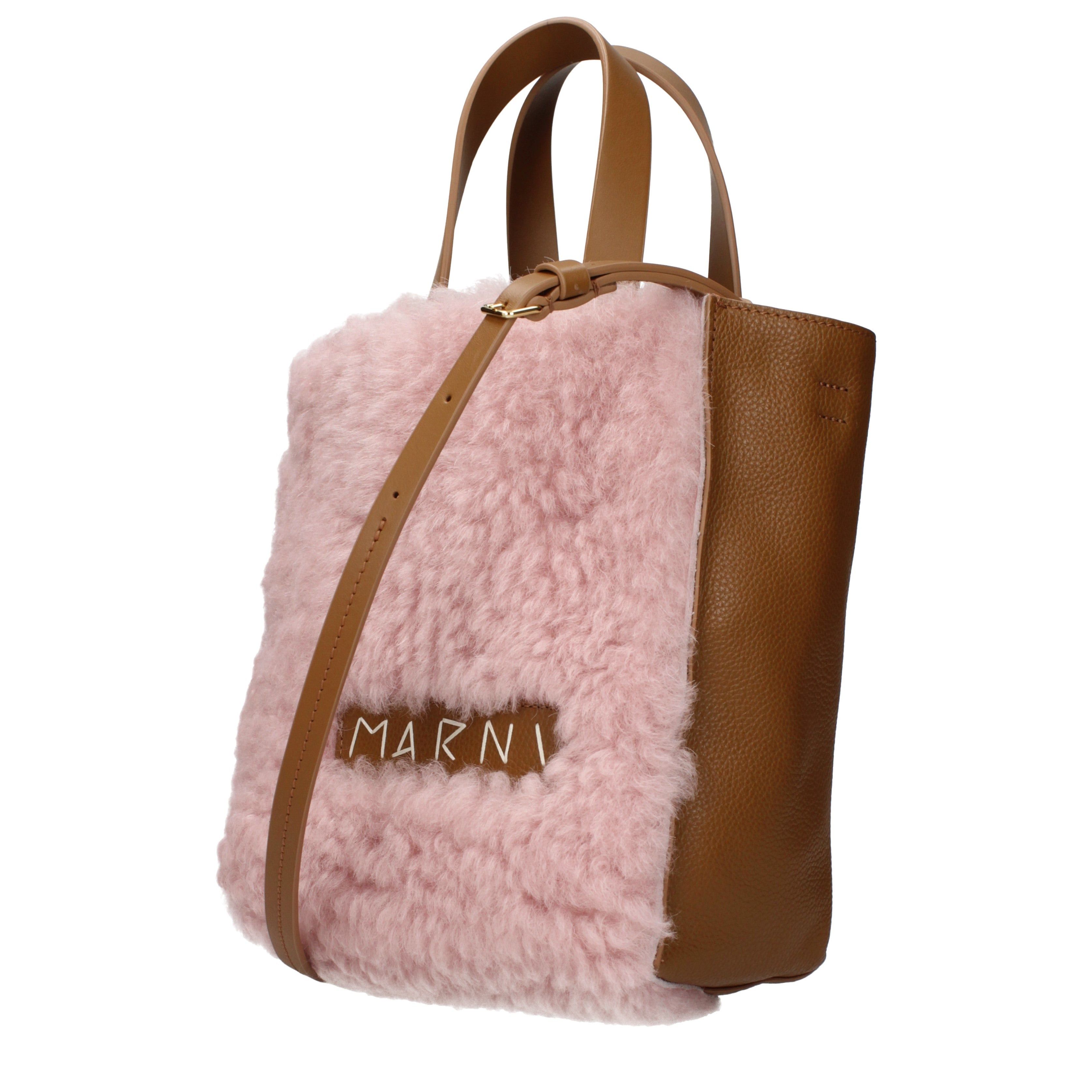 Marni Marni Handbags Women Leather Pink/Brown Size ONE SIZE - 2 Thumbnail