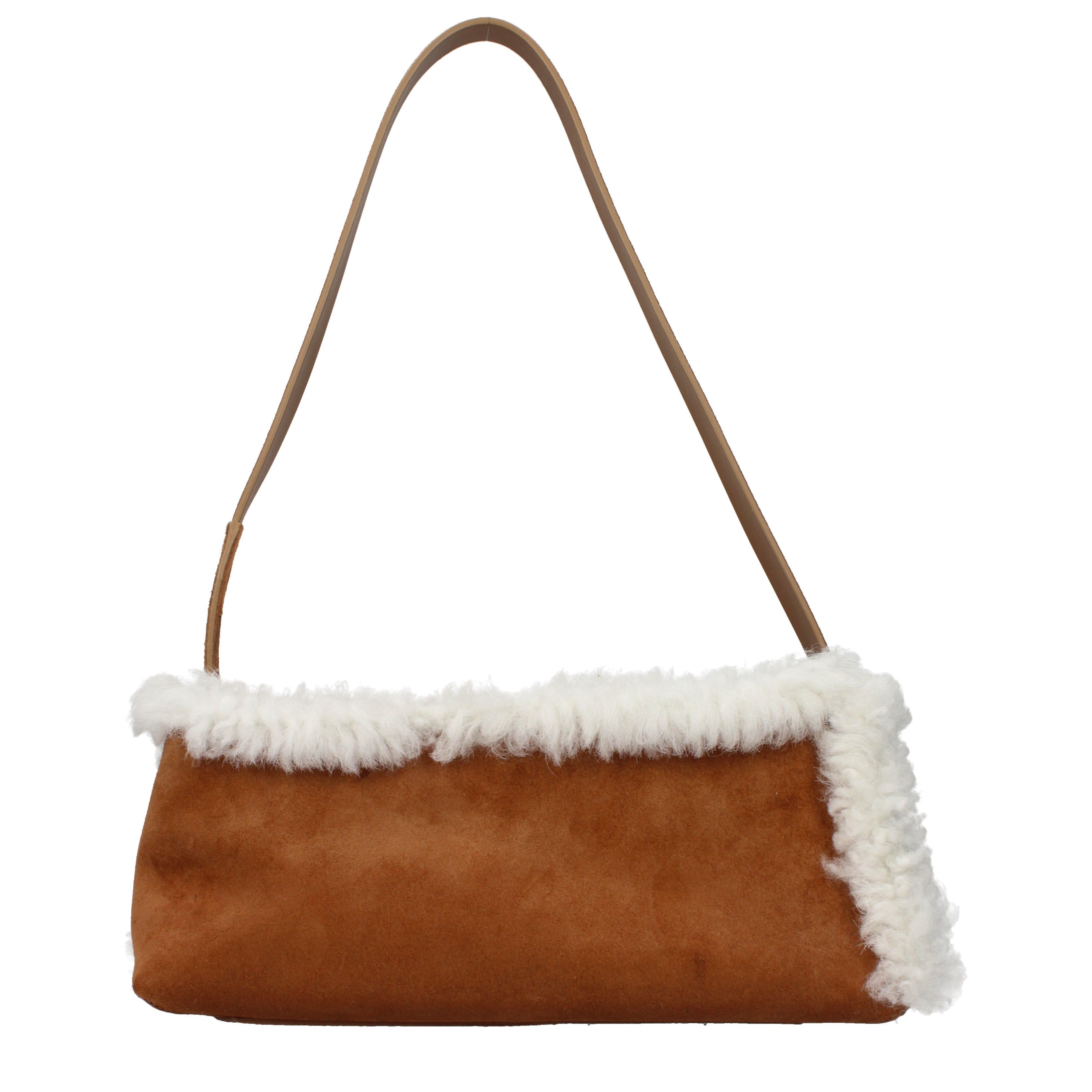 Marni Marni Shoulder Bags Women Suede Brown Size ONE SIZE - 3 Thumbnail