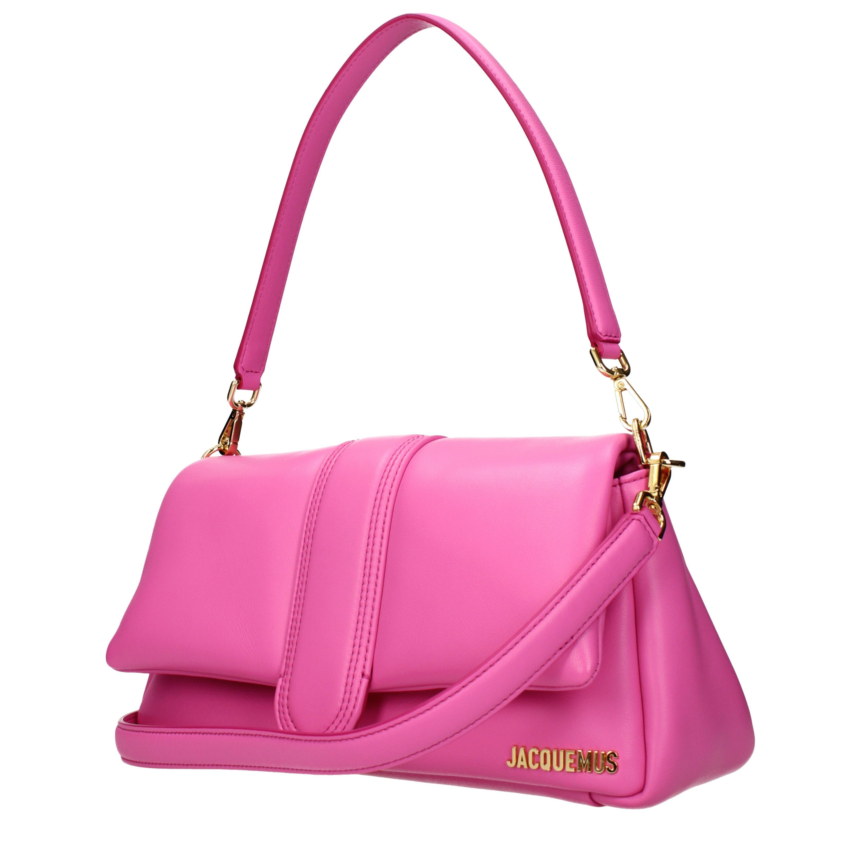 Jacquemus Jacquemus Shoulder Bags Women Leather Fuchsia/Neon Pink Size ONE SIZE - 2 Thumbnail