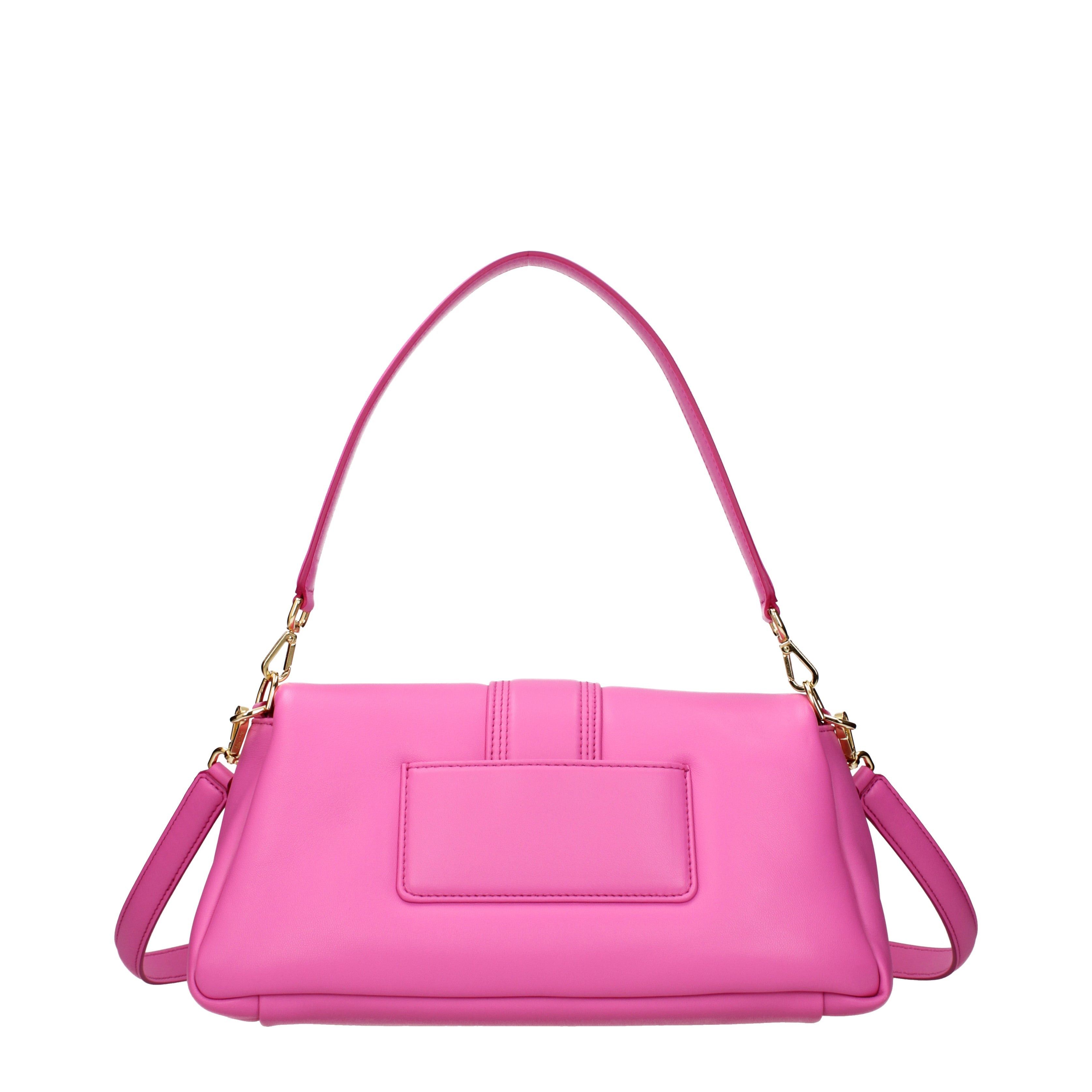 Jacquemus Jacquemus Shoulder Bags Women Leather Fuchsia/Neon Pink Size ONE SIZE - 3 Thumbnail